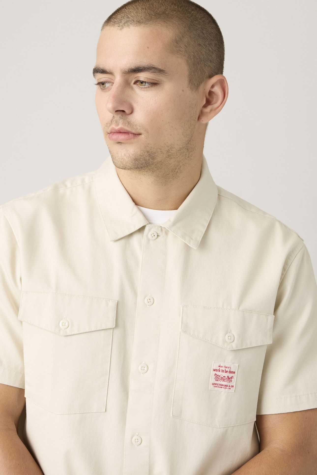 SHORT SLEEVE WORKER SHIRT GREY 6
