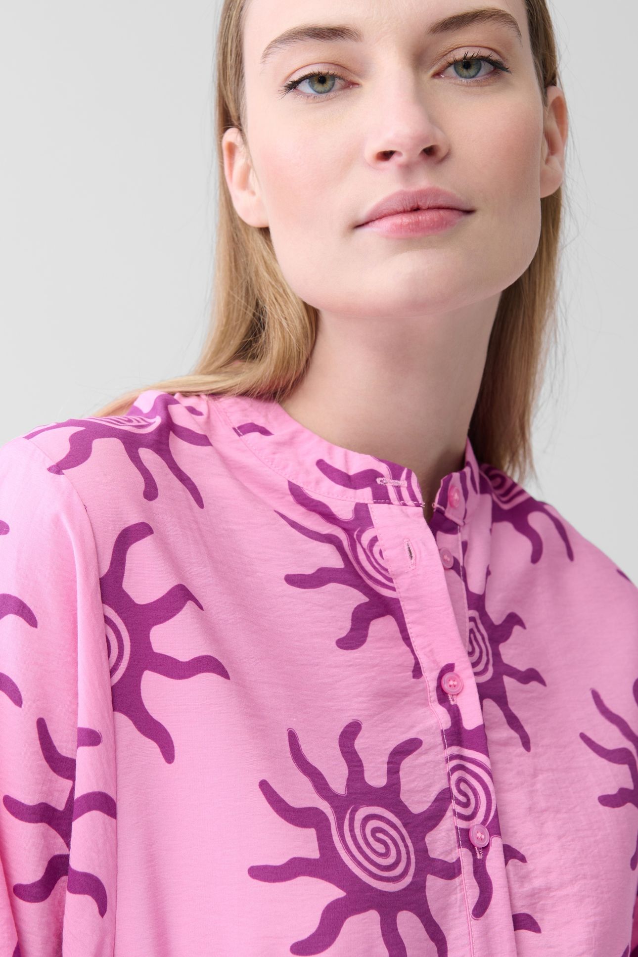 LA-SBBOWIE PRINT DRESS LIGHTPINK 7