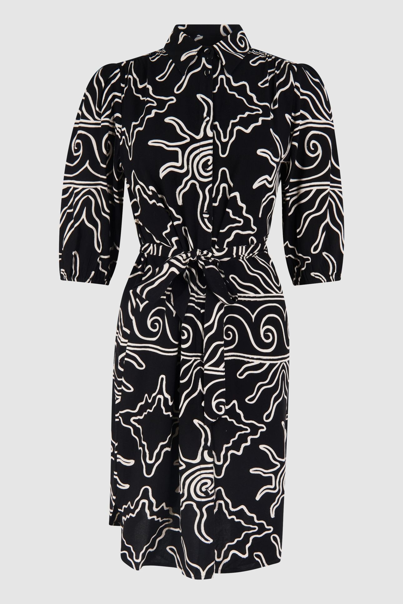 LA-SBTENDER SHORT DRESS BLACK/WHITE 3