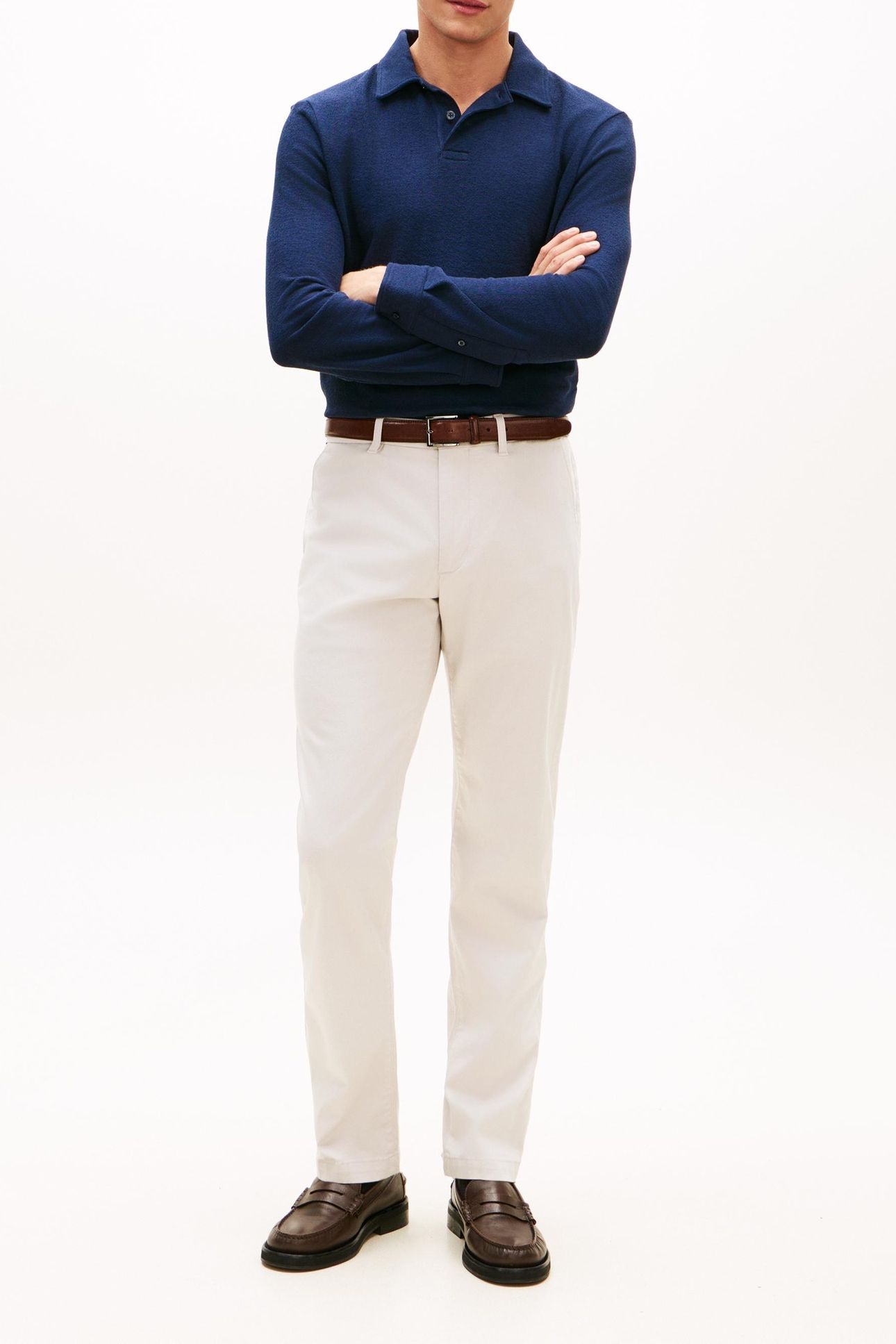 DENTON PRINTED CHINO OCTOBER GREY 3