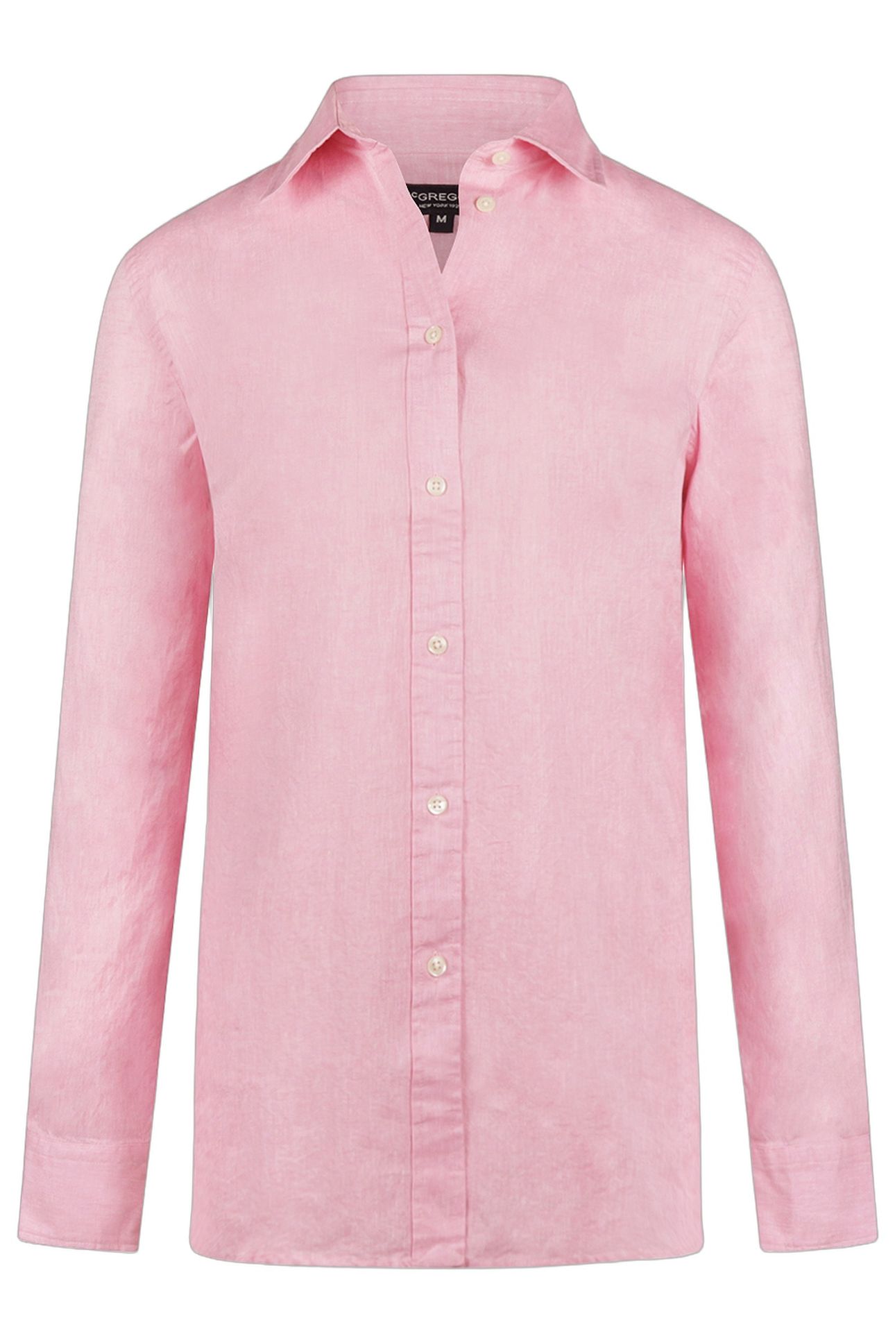 SOLID LINEN BLEND SHIRT LIGHT PINK 3