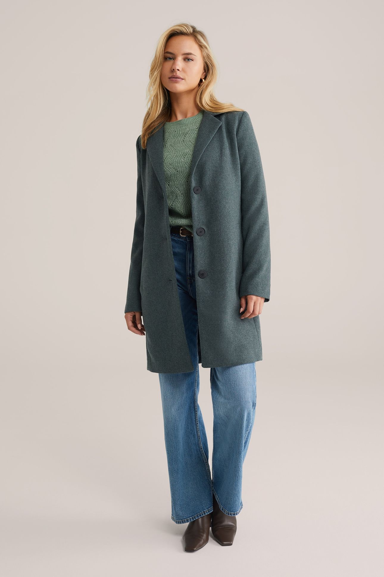 COAT SEA GREEN 2