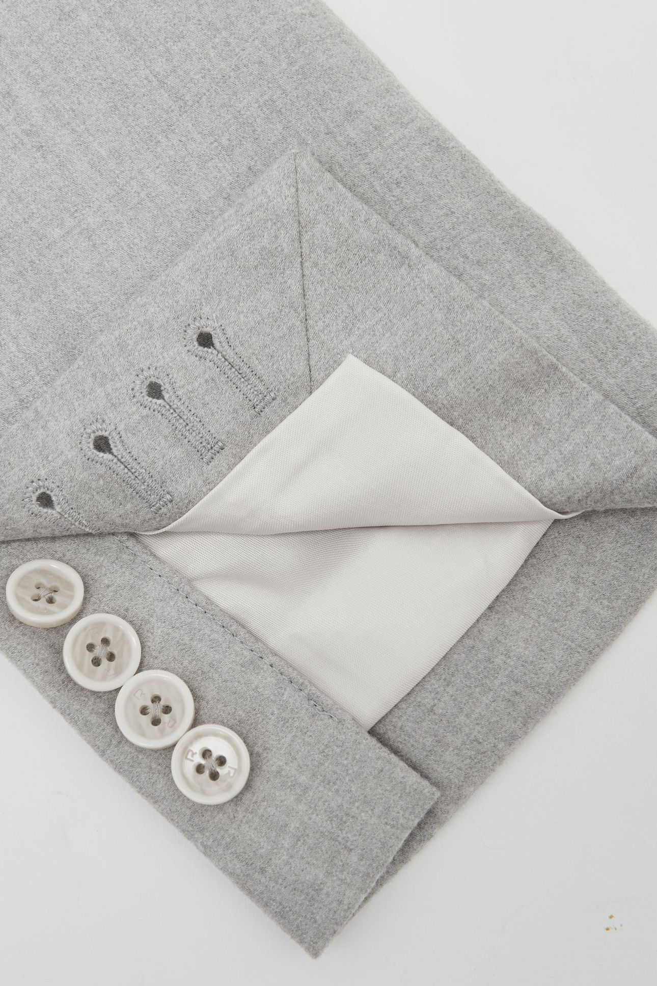 DB PEAK FLANNEL BLAZER SOFT GREY 6