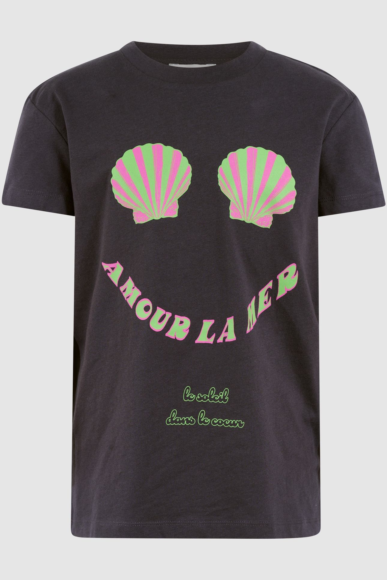 GIRLS LA MER TEE DARKGREY 4