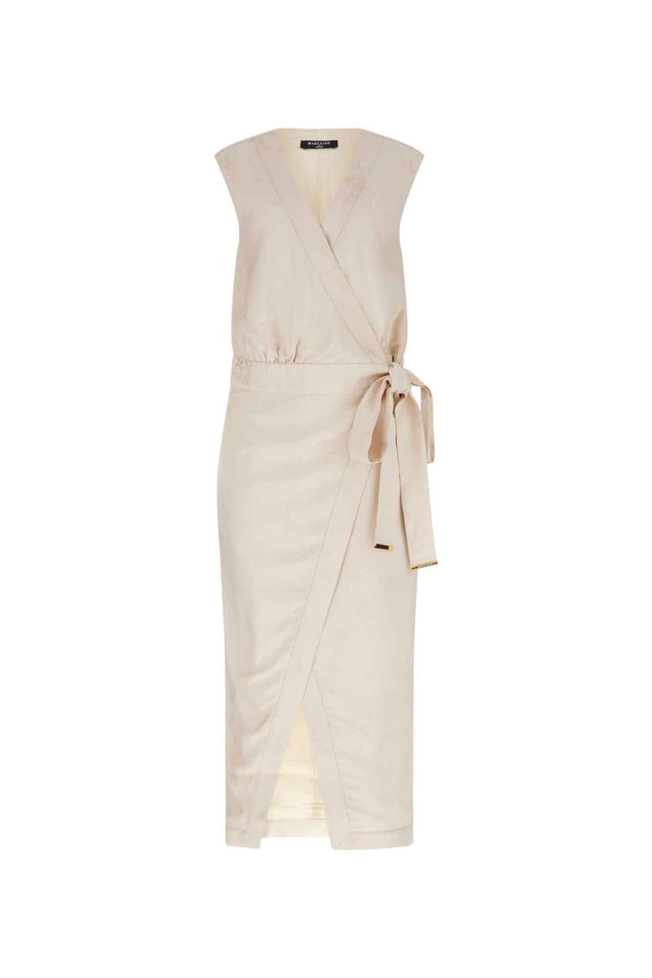 MARCIANO BY GUESS WHITNEY WRAP DRESS DREAMY MOON MULTI 3