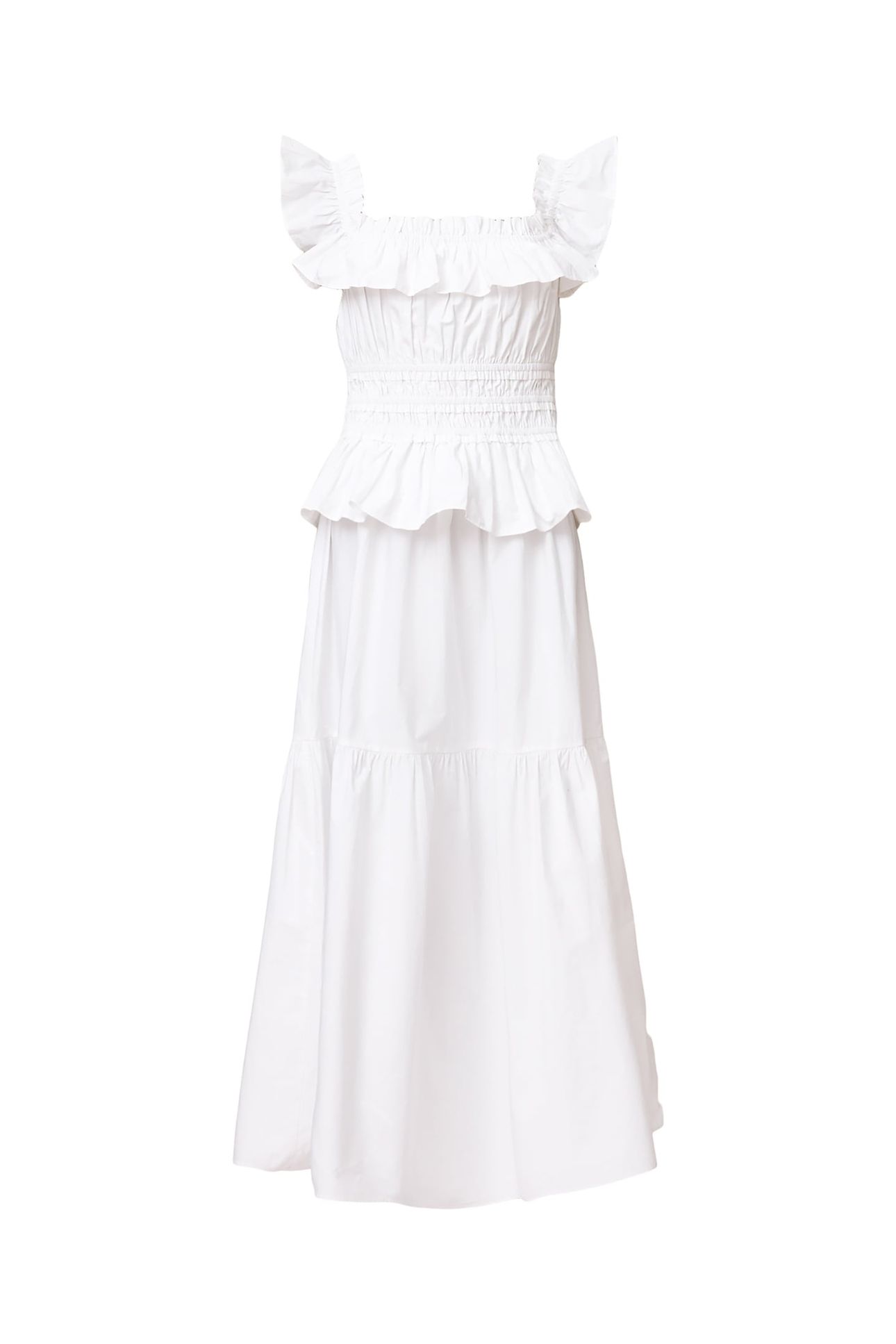 HALIA DRESS OPTIC WHITE 8