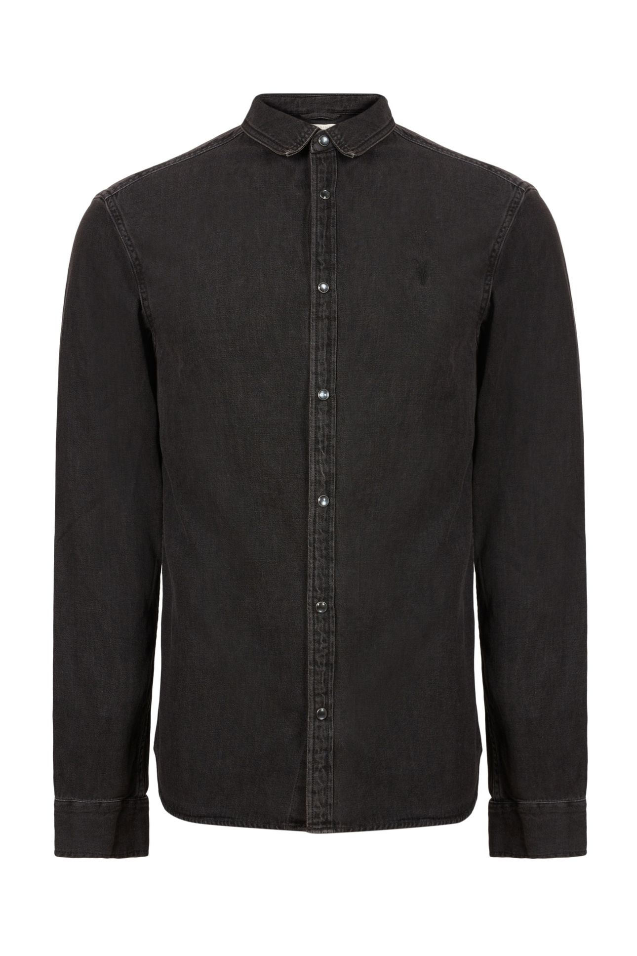 GLEASON LS SHIRT WASHED BLACK 4