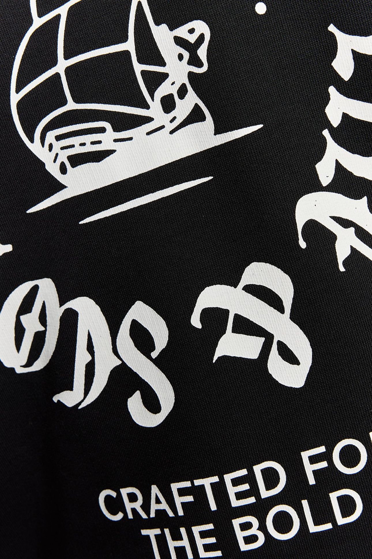 SHIP INSIGNIA GRAPHIC HOODIE JET BLACK 7