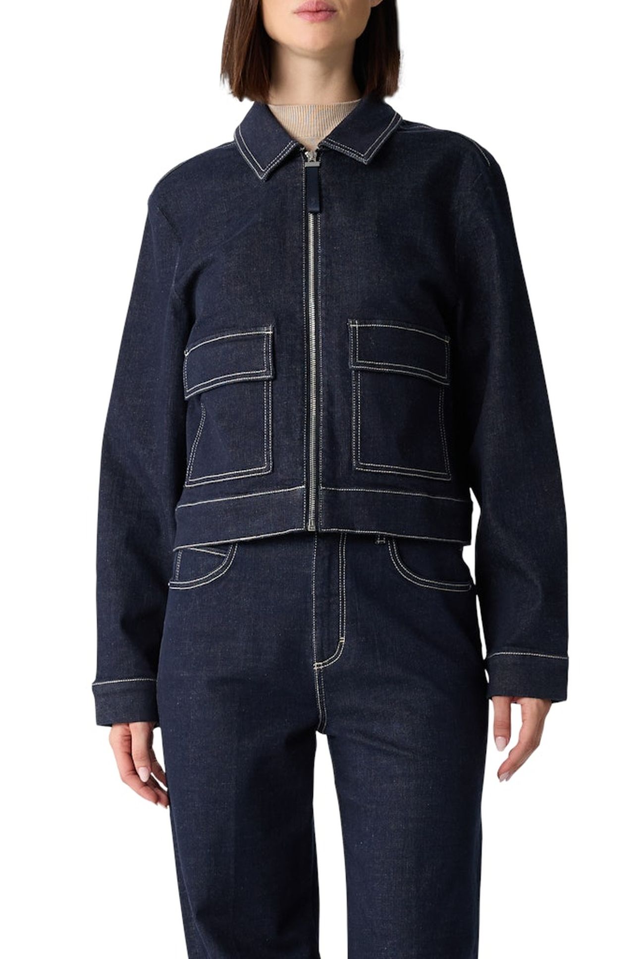 COMMA JACKETS INDOOR BLUE DENIM 2