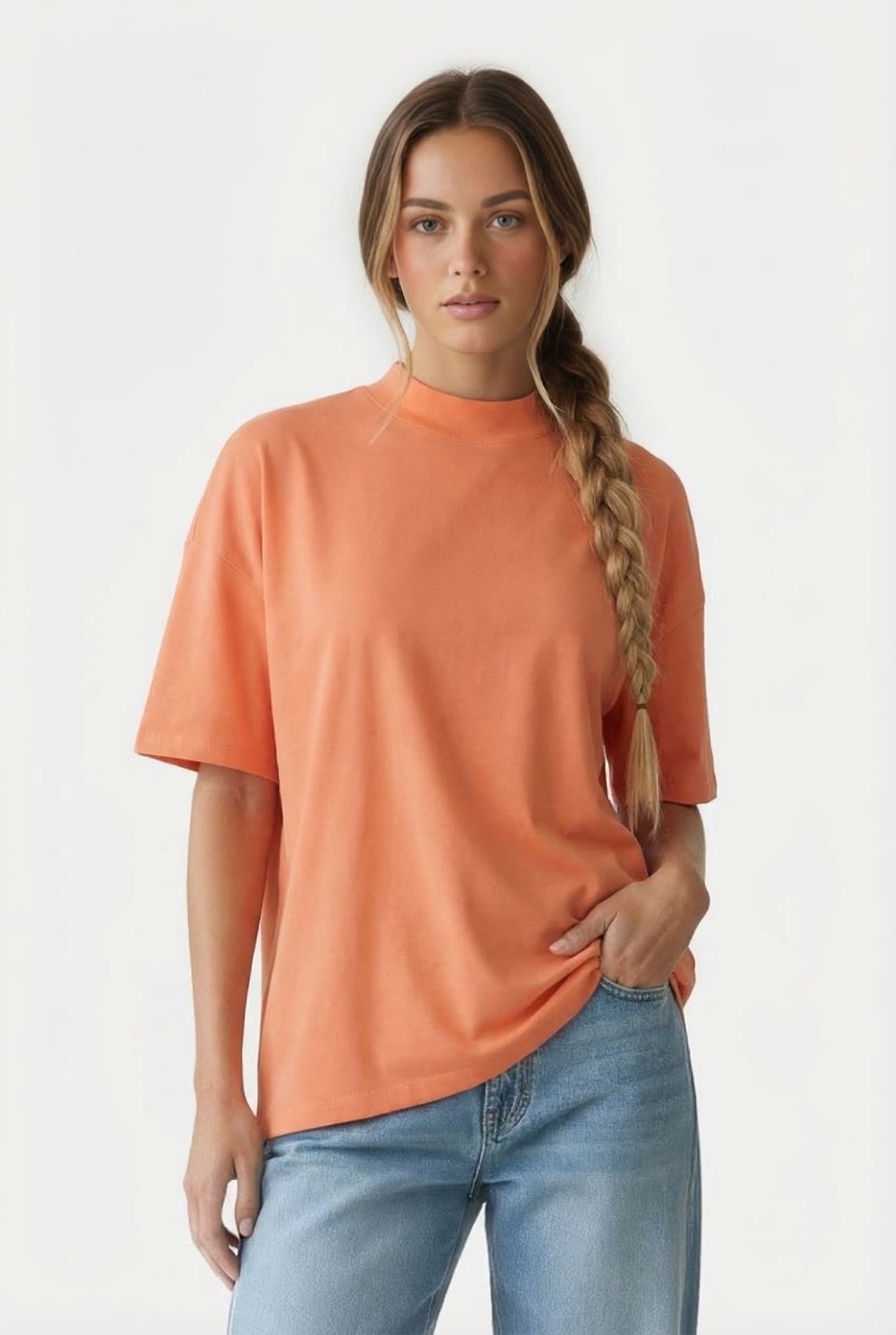 HAMIRA T-SHIRT PEACH GLOW 1