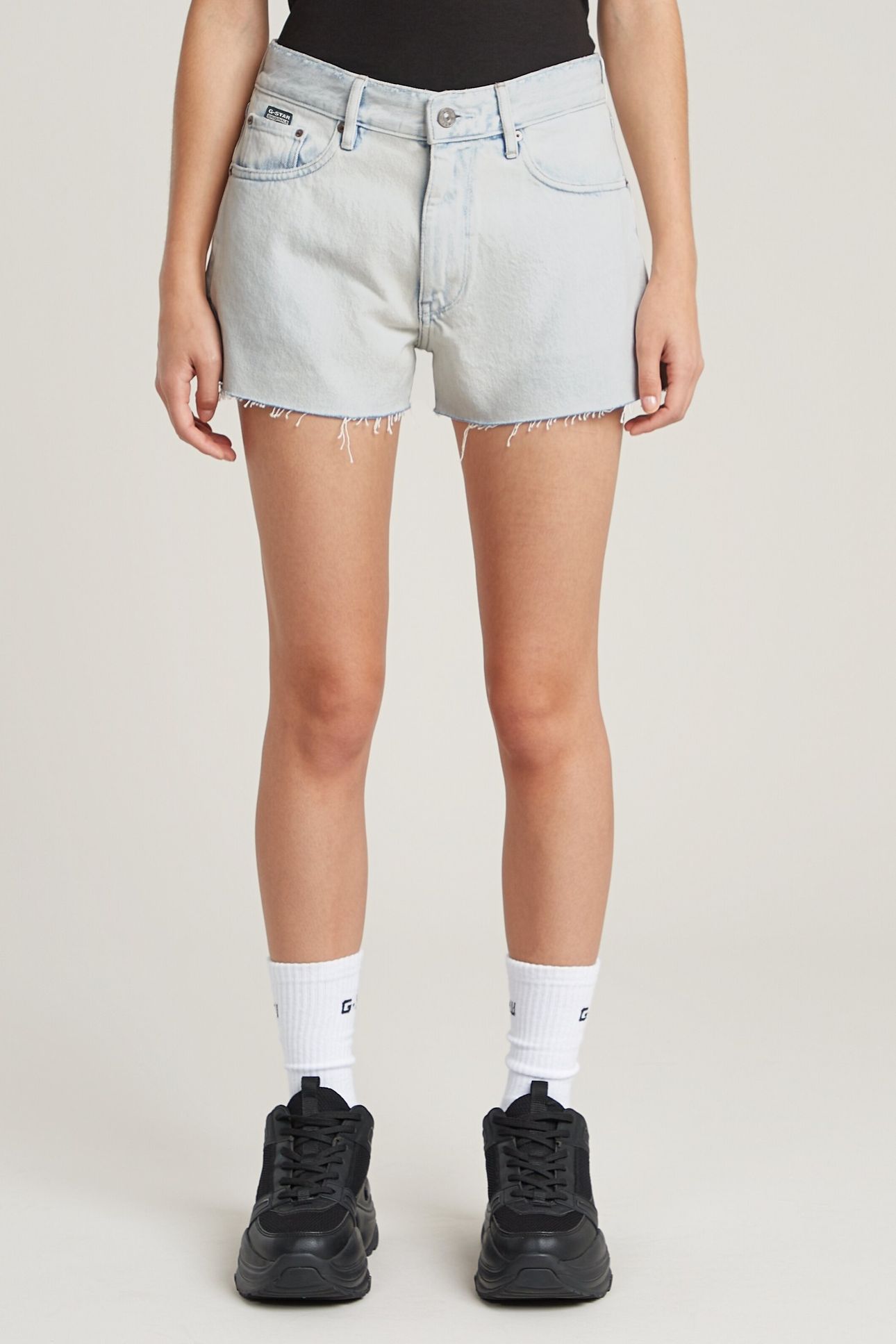 TRUE SHORT RAW EDGE BEACHED FADED CLIFTON BLUE 2