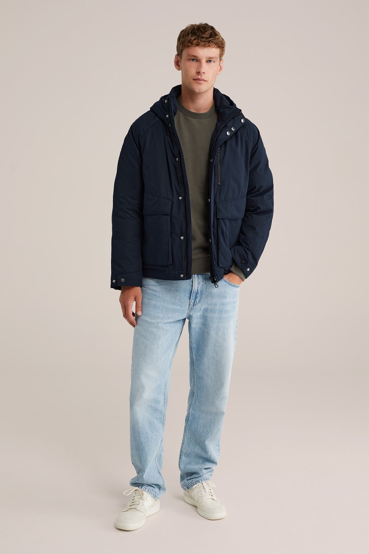 JACKET NORMAL LENGTH DARK BLUE 3