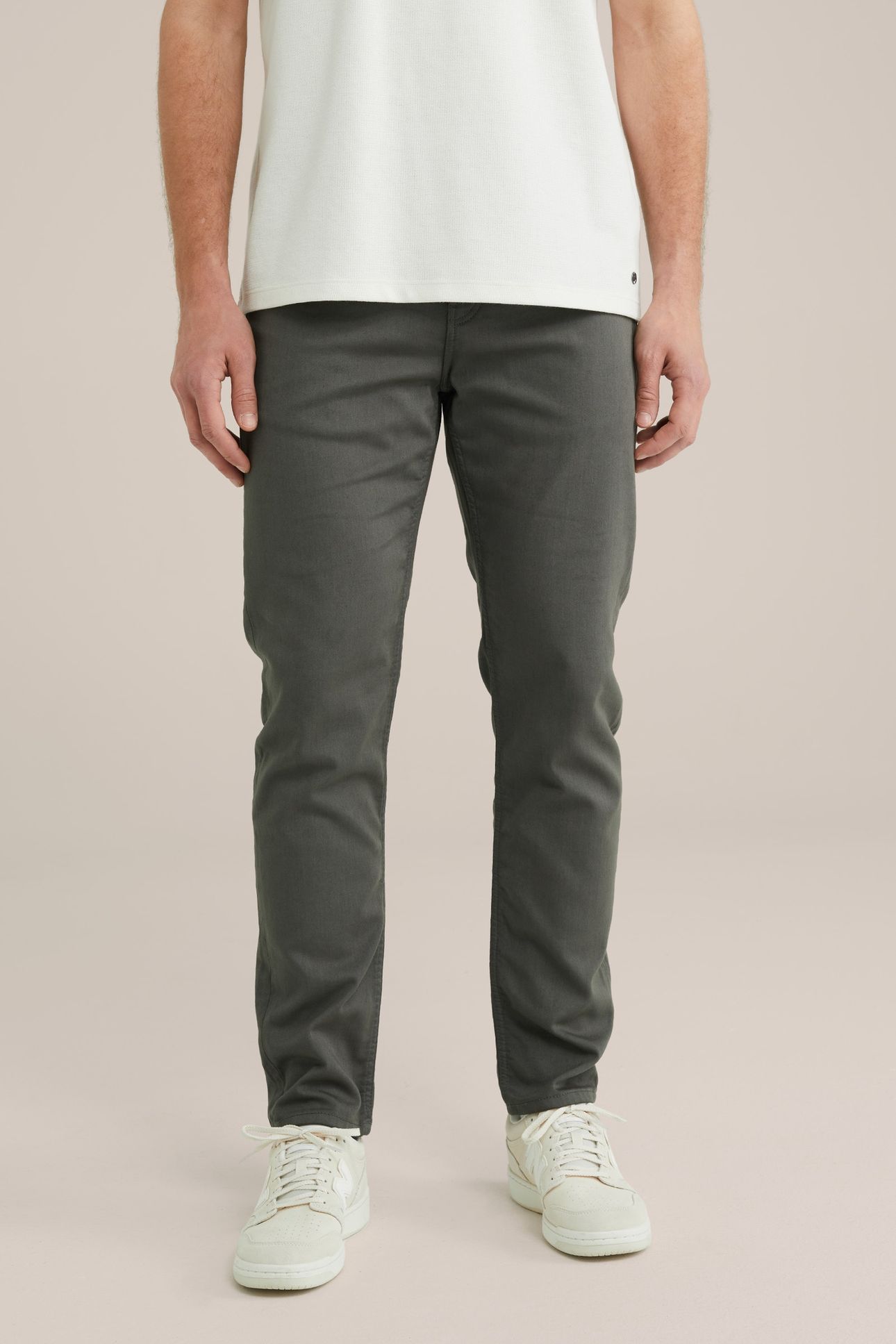 5-POCKET MID WAIST ARMY GREEN 1