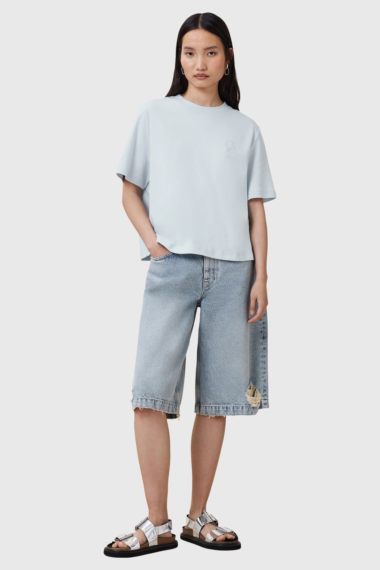 LISA HAVEN TEE BARELY BLUE 3