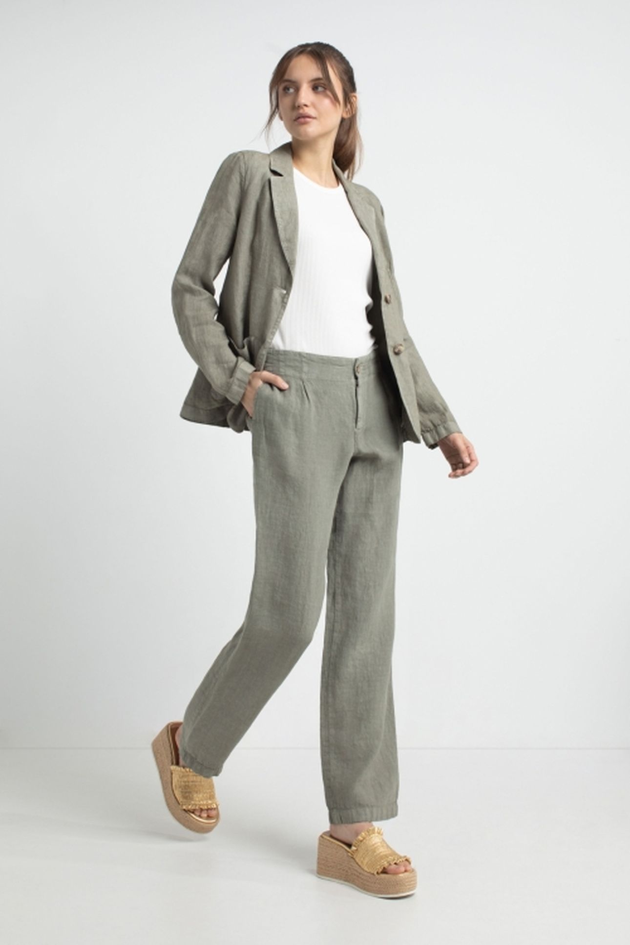 JOSE PANTS LIGHT OLIVE 1
