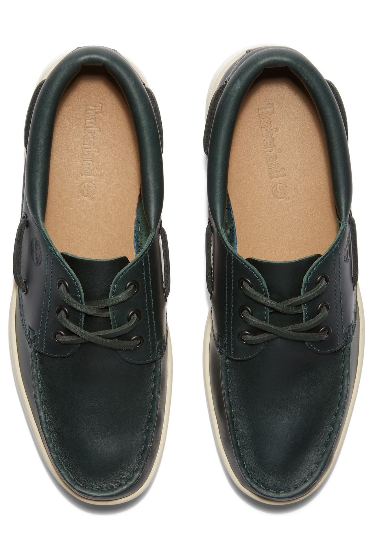 PORTOFINO PIER BOAT SHOE DARK GREEN FULL GRAIN 5