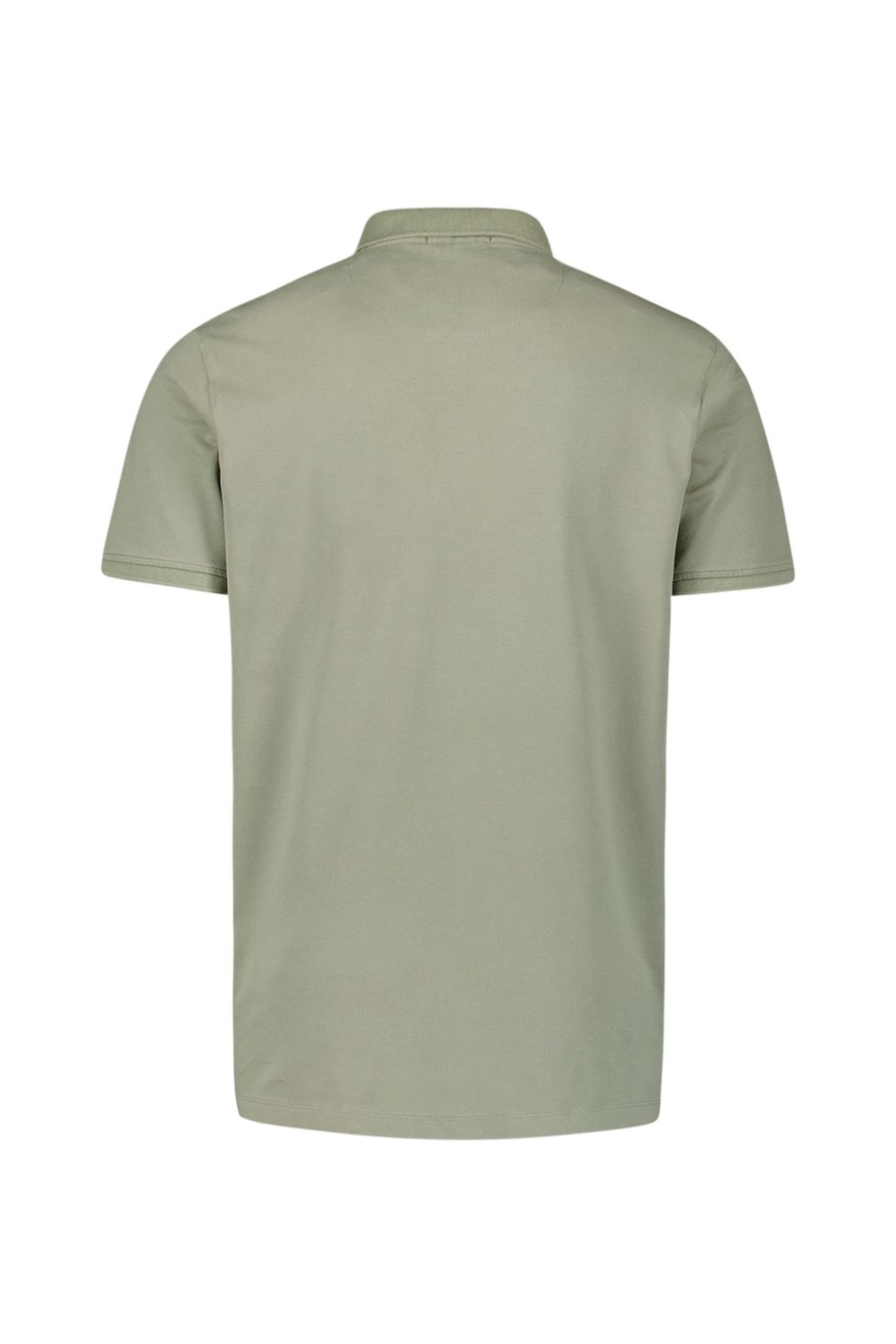 POLO ZIP PIQUE GARMENT DYED SMOKE 6