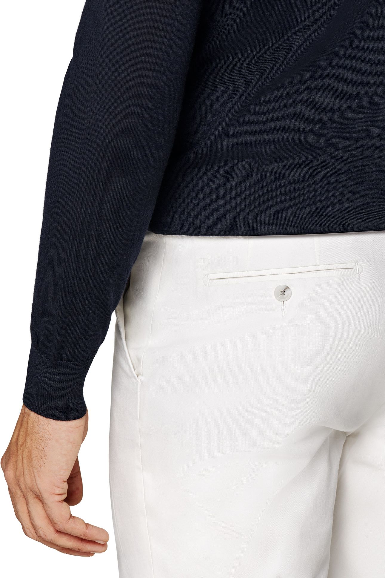 V-NECK MERINO NAVY 5