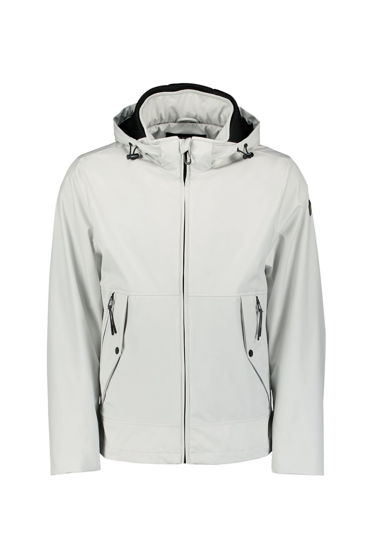 JACKET MID LONG HOOD DETACHABLE CHALK 4