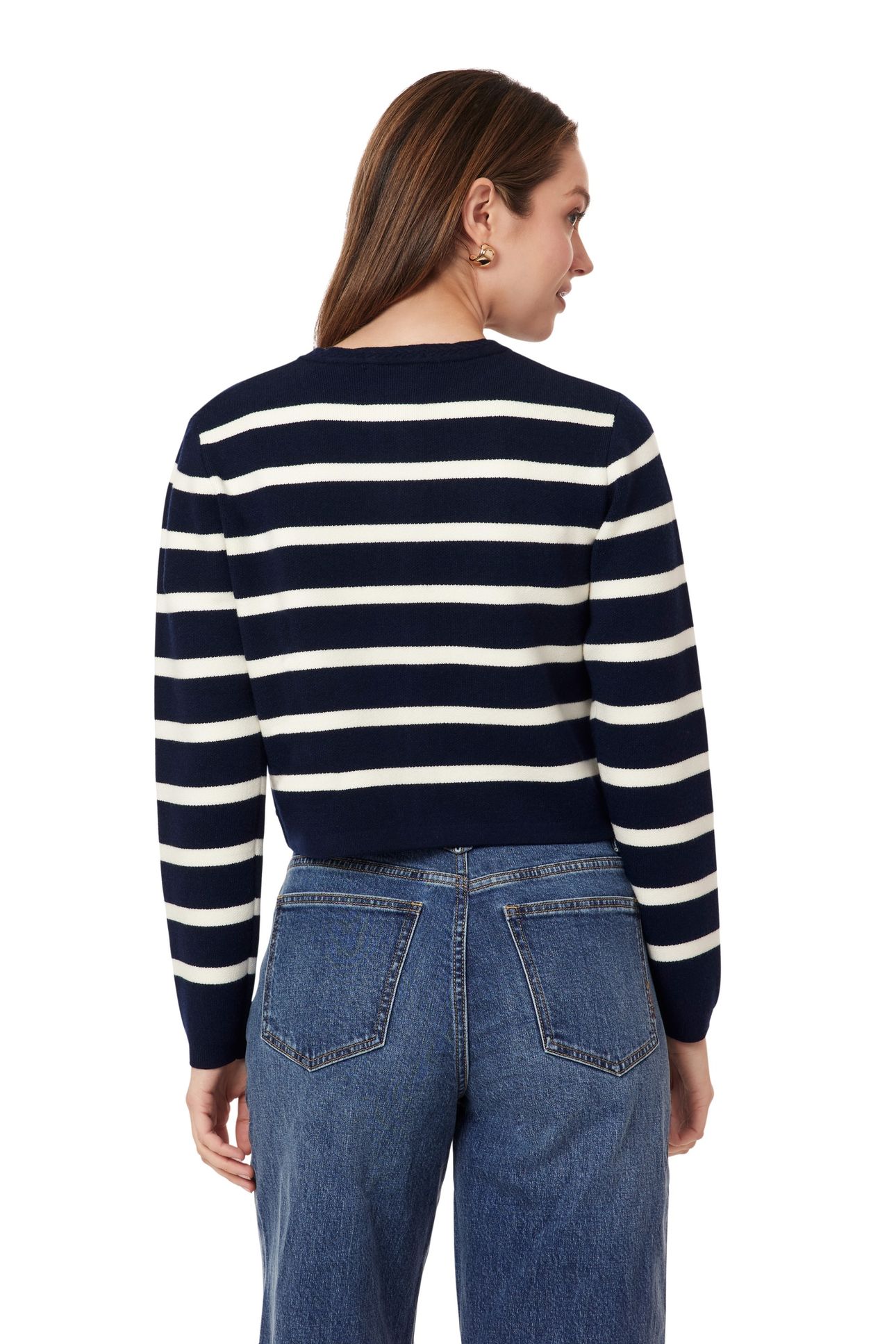 SWEATER MARITIME BLUE/SUGAR SWIZZLE 4