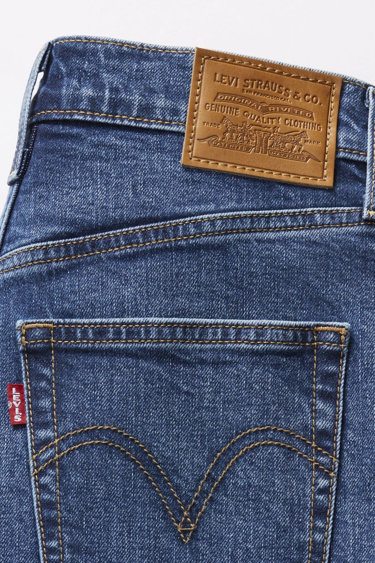 RIBCAGE BERMUDA SHORTS BLUE 7