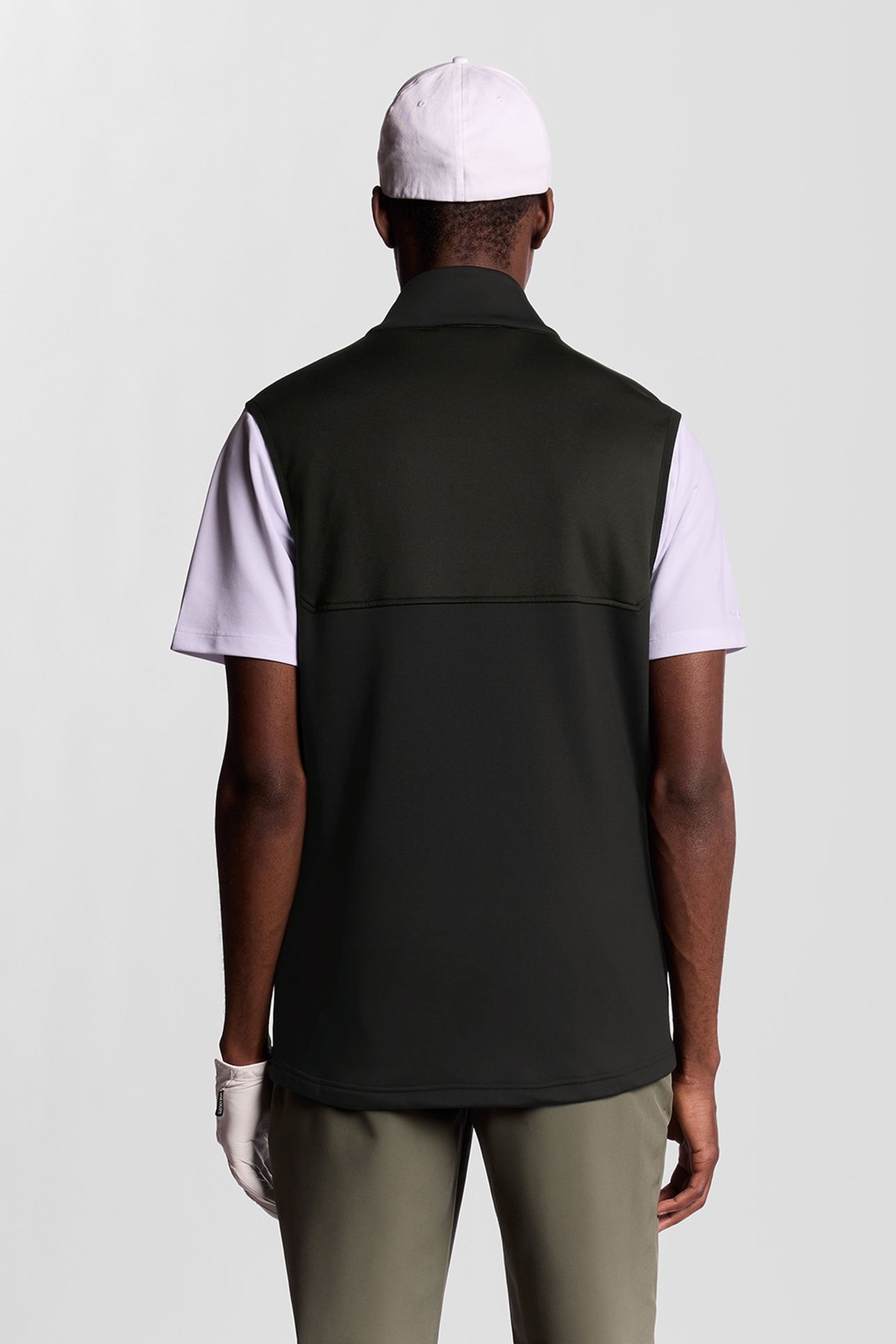 GOLF WINDJAMMER FULL ZIP VEST JET BLACK 3