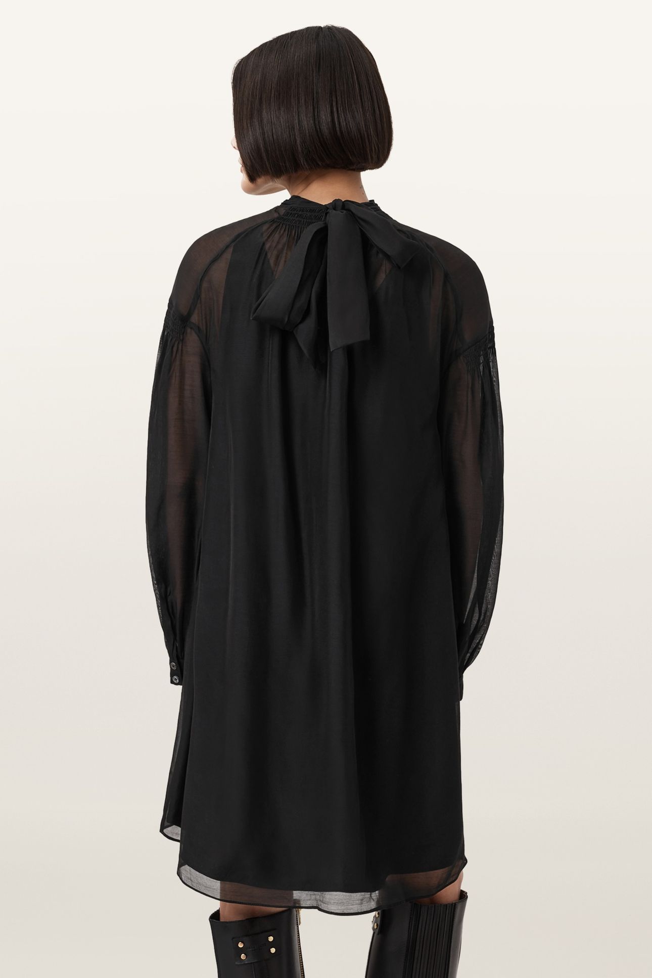 PEARLA DRESS BLACK 3