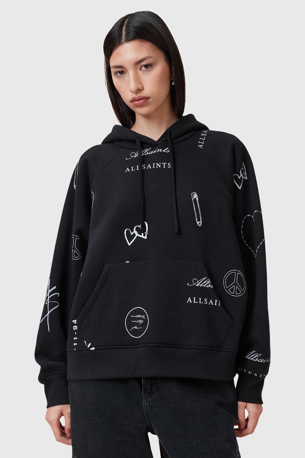 STINA TALON HOODY BLACK 1