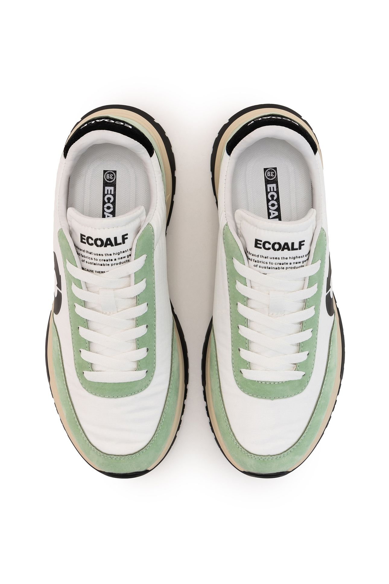 VENTURAALF SNEAKERS OFF WHITE/ GREEN 3