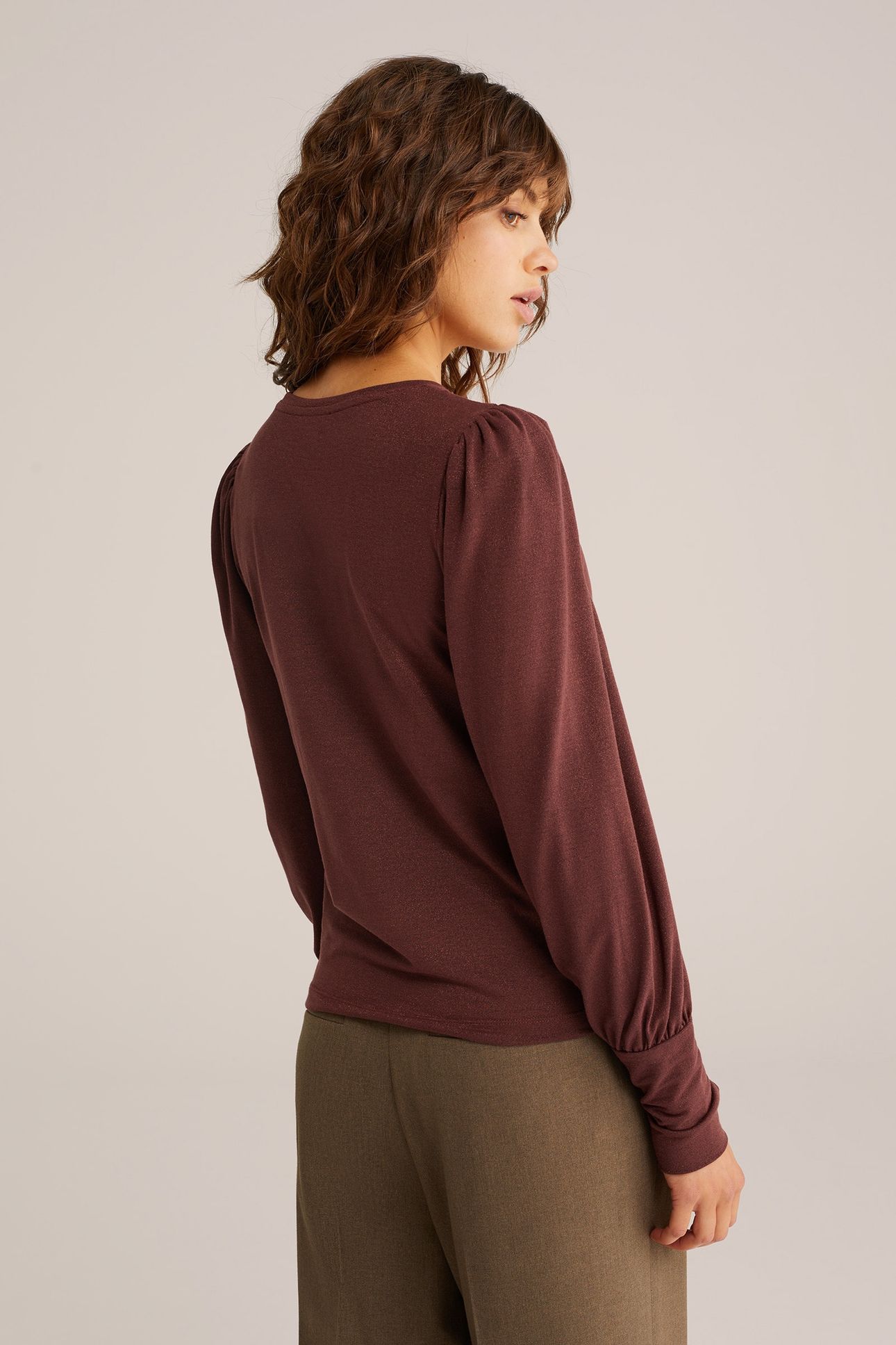 T-SHIRT BURGUNDY RED 2