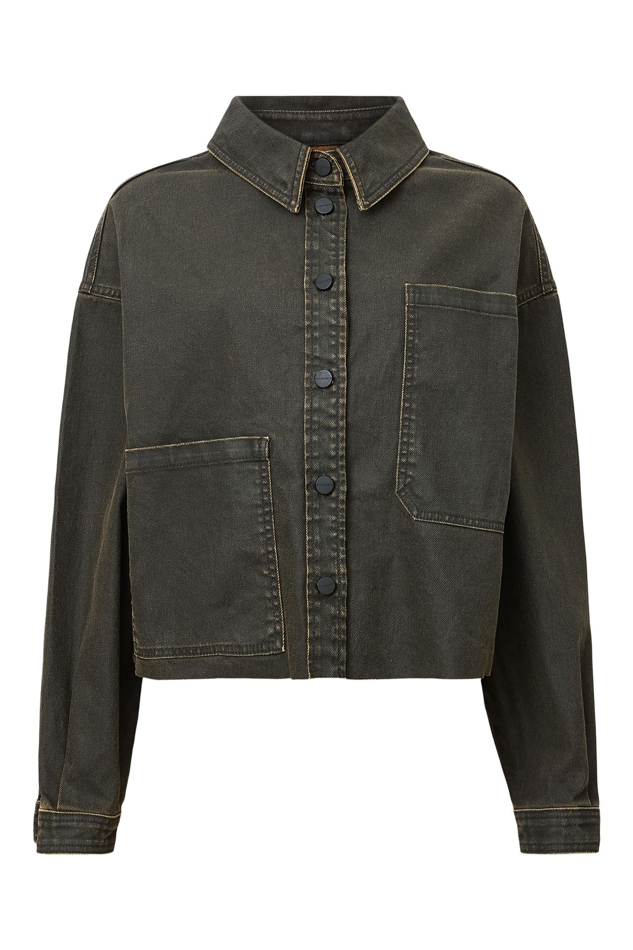 NICKY DENIM SHACKET GOLDEN BLACK 6