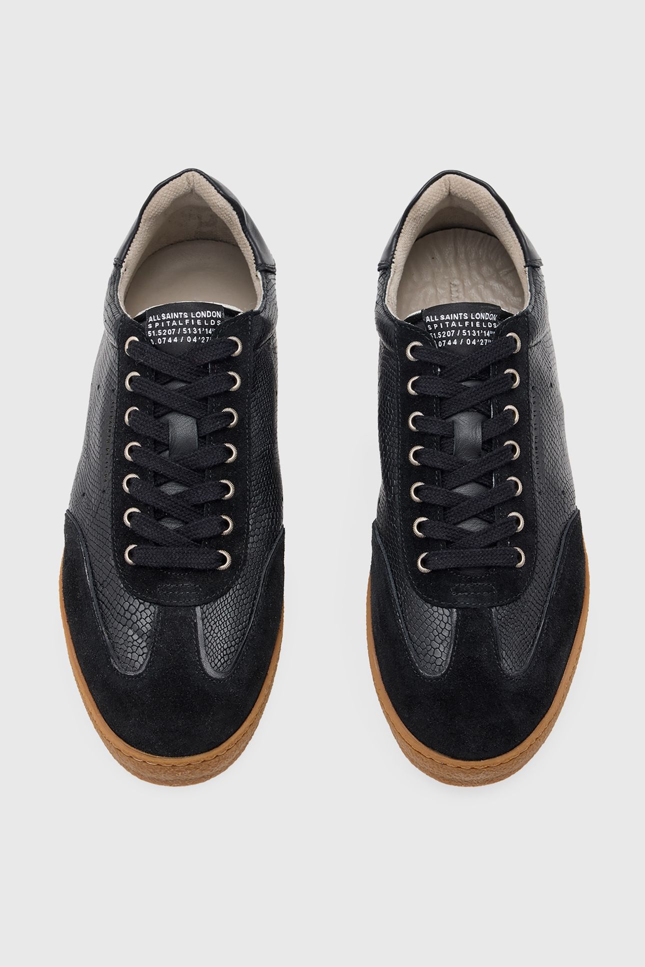 LEO LOW TOP BLACK/GUM 4