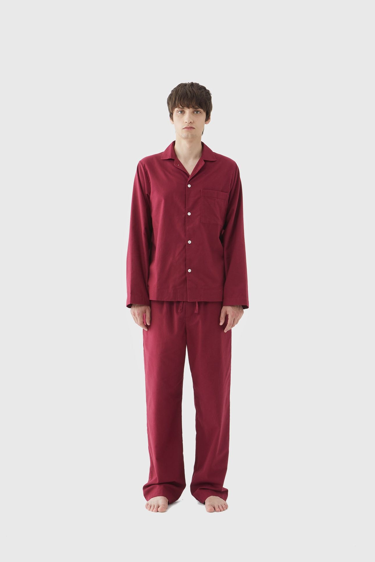UNISEX FLANNEL, PYJAMAS SHIRT BEYOND RED 4