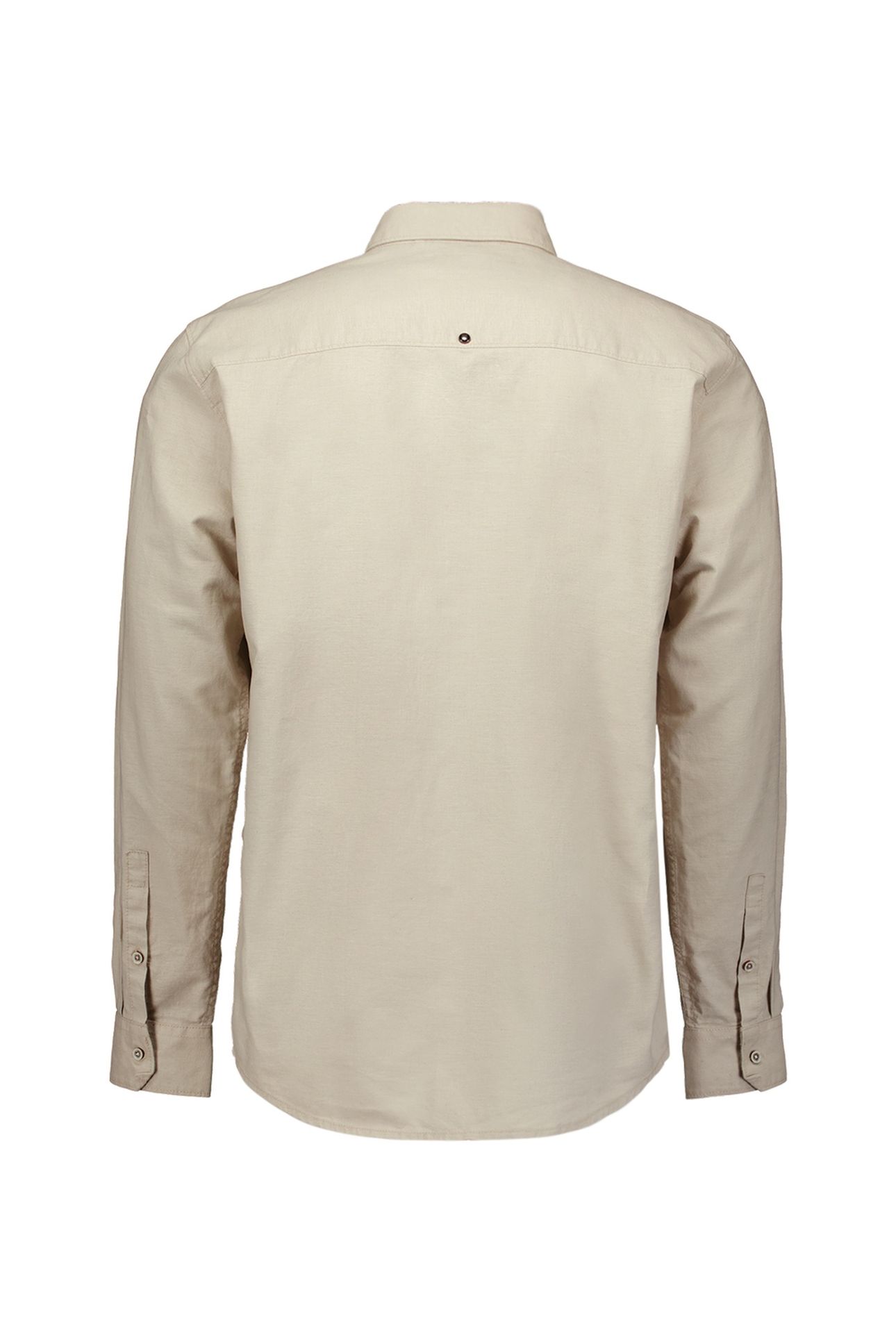 SHIRT SOLID WITH LINEN LIGHT DESERT 6