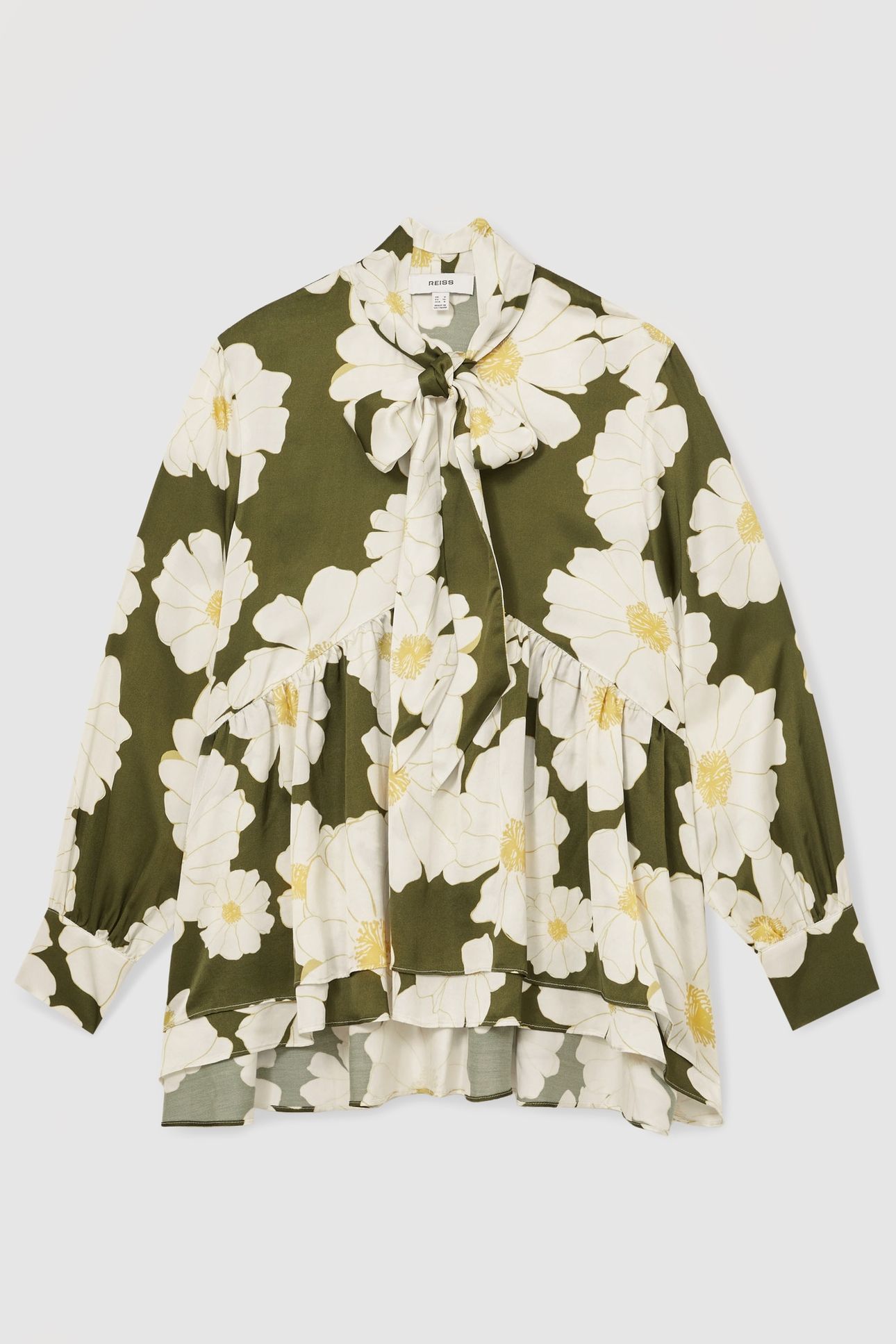 FLORAL SWING TOP IVORY/GREEN 3