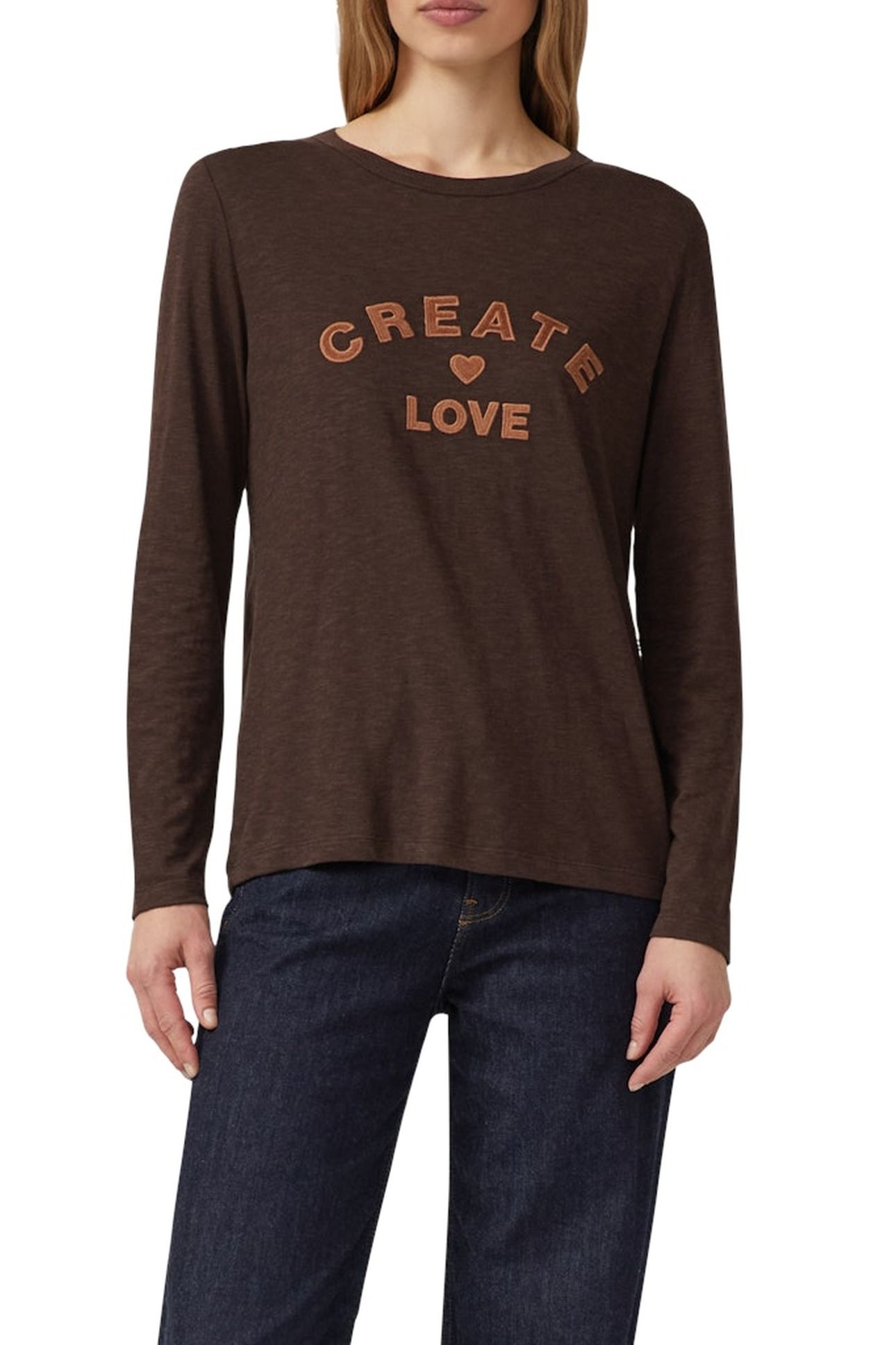 S.OLIVER T-SHIRTS BROWN-DARK 1