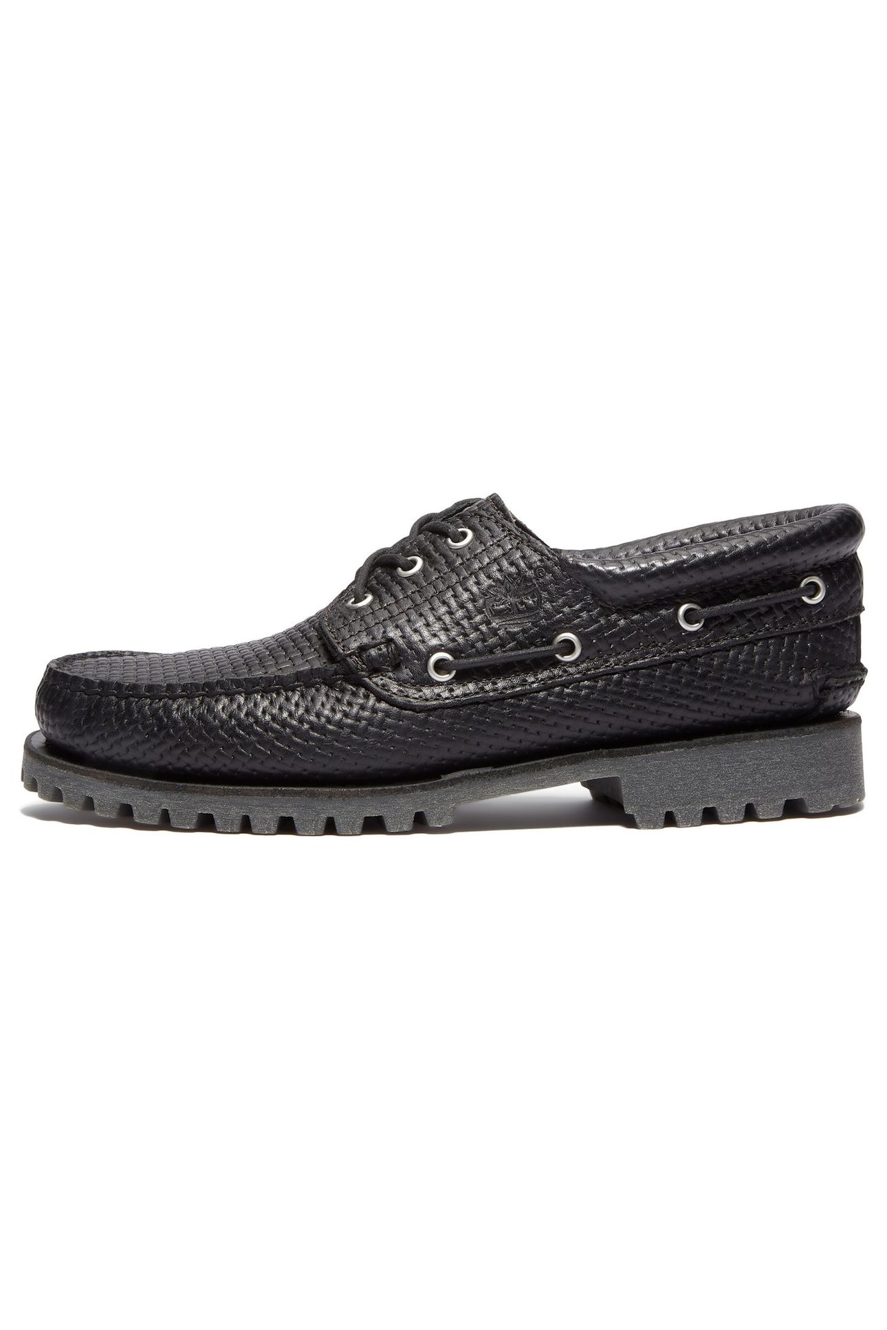 AUTHENTIC BOAT SHOE BLACK FULL GRAIN BROWN 6
