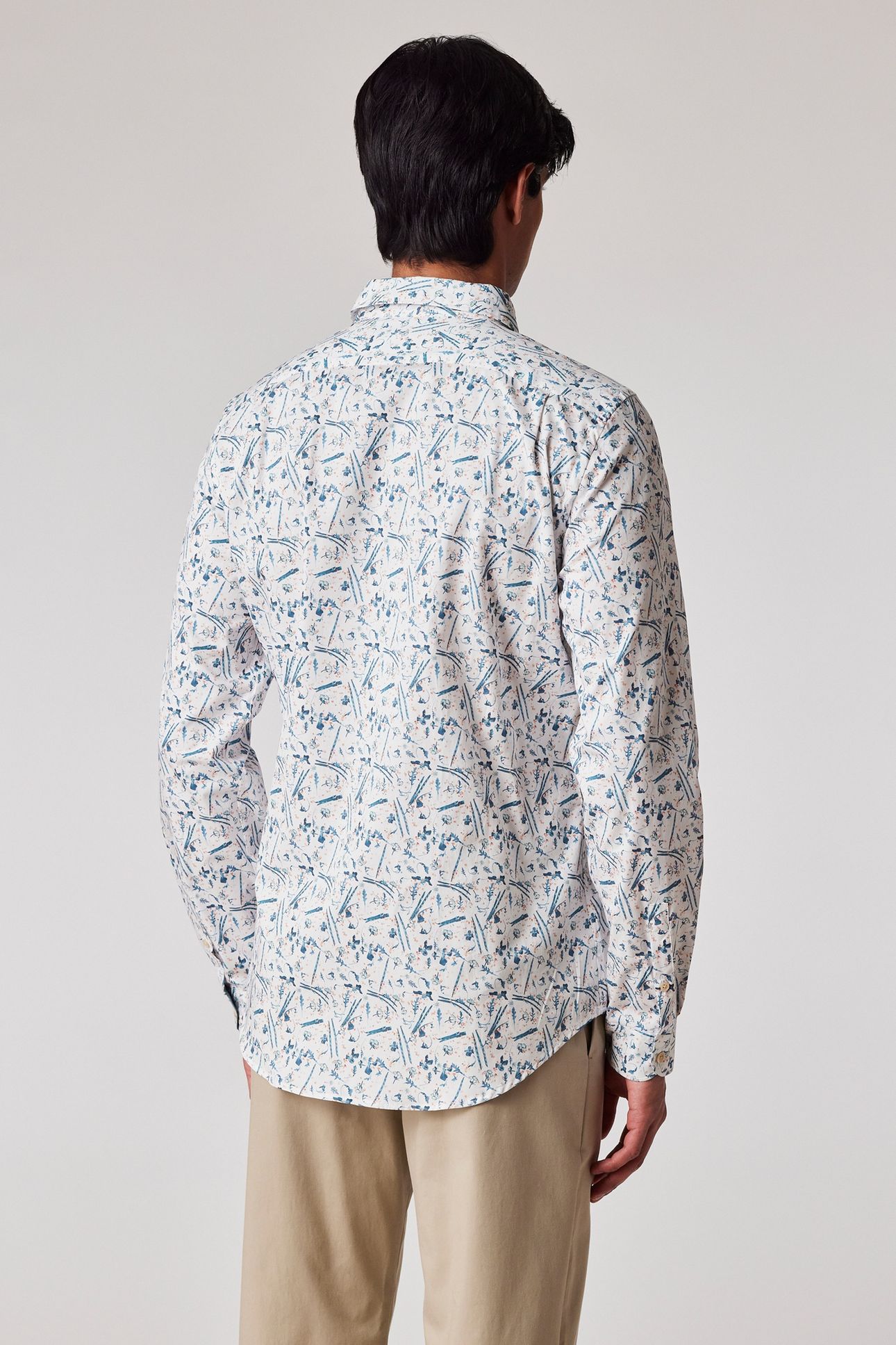 LS TAILORED FIT SHIRT WHITE 2
