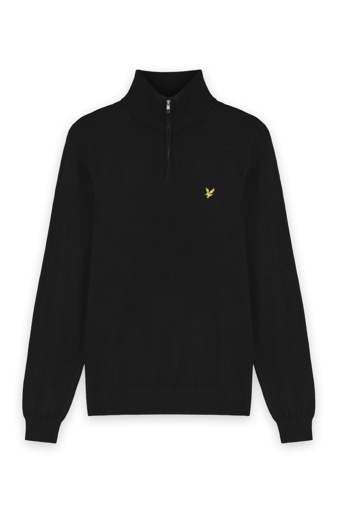 GOLF QUARTER ZIP MERINO JUMPER JET BLACK 4