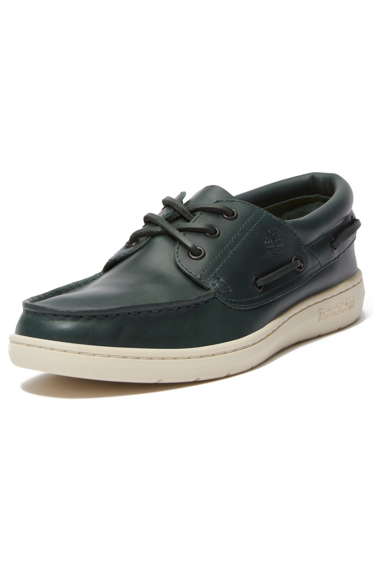 PORTOFINO PIER BOAT SHOE DARK GREEN FULL GRAIN 3