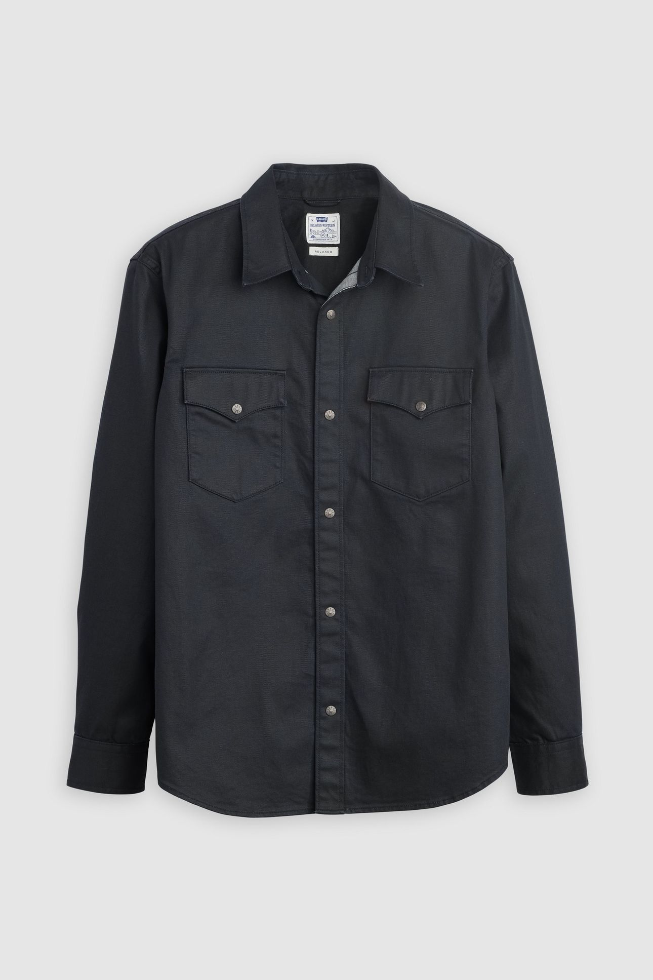 RELAXED WESTERN SHIRT BLACK 3