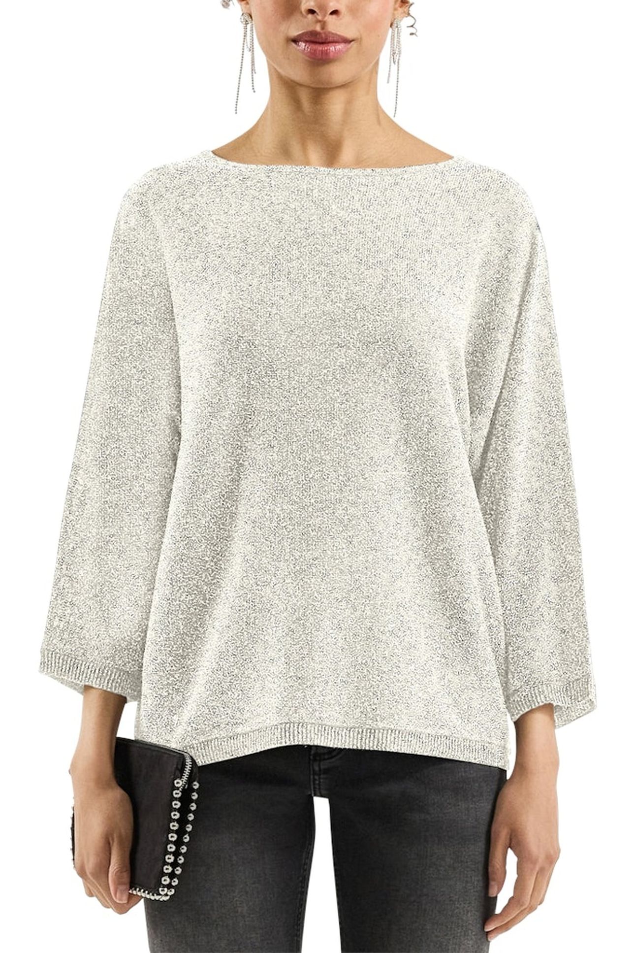 S.OLIVER-QS PULLOVER OFFWHITE 1