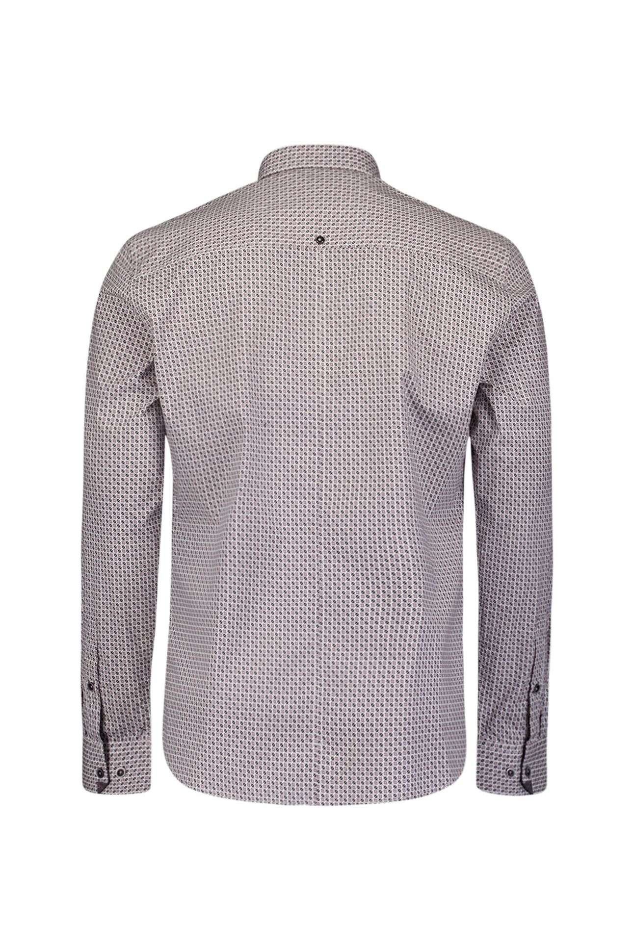 SHIRT STRETCH ALLOVER PRINTED MAUVE 5