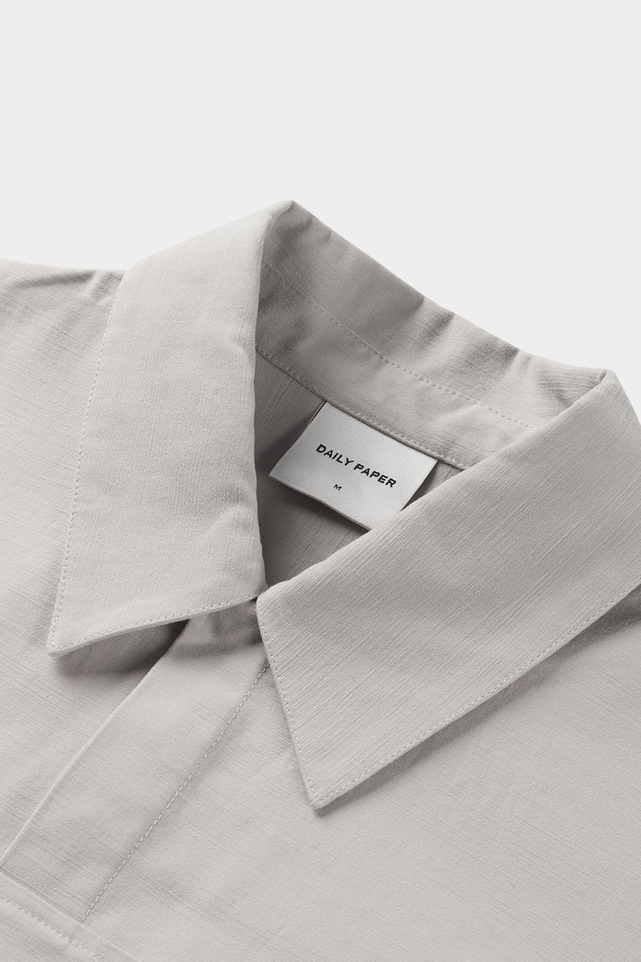 DEMBE RELAXED SHORT SLEEVE SHIRT SLEET GREY 6