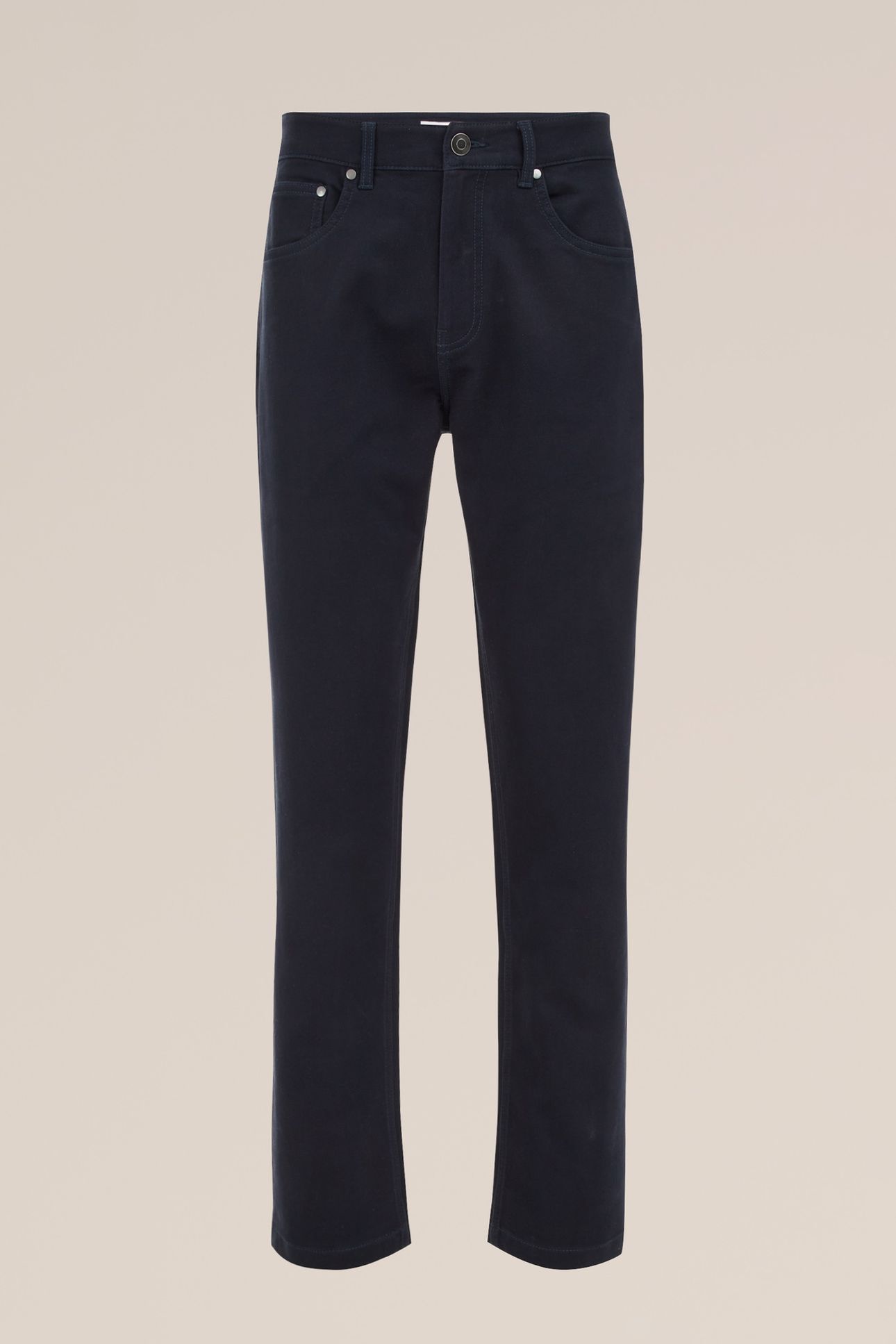 5-POCKET MID WAIST NAVY BLUE 4