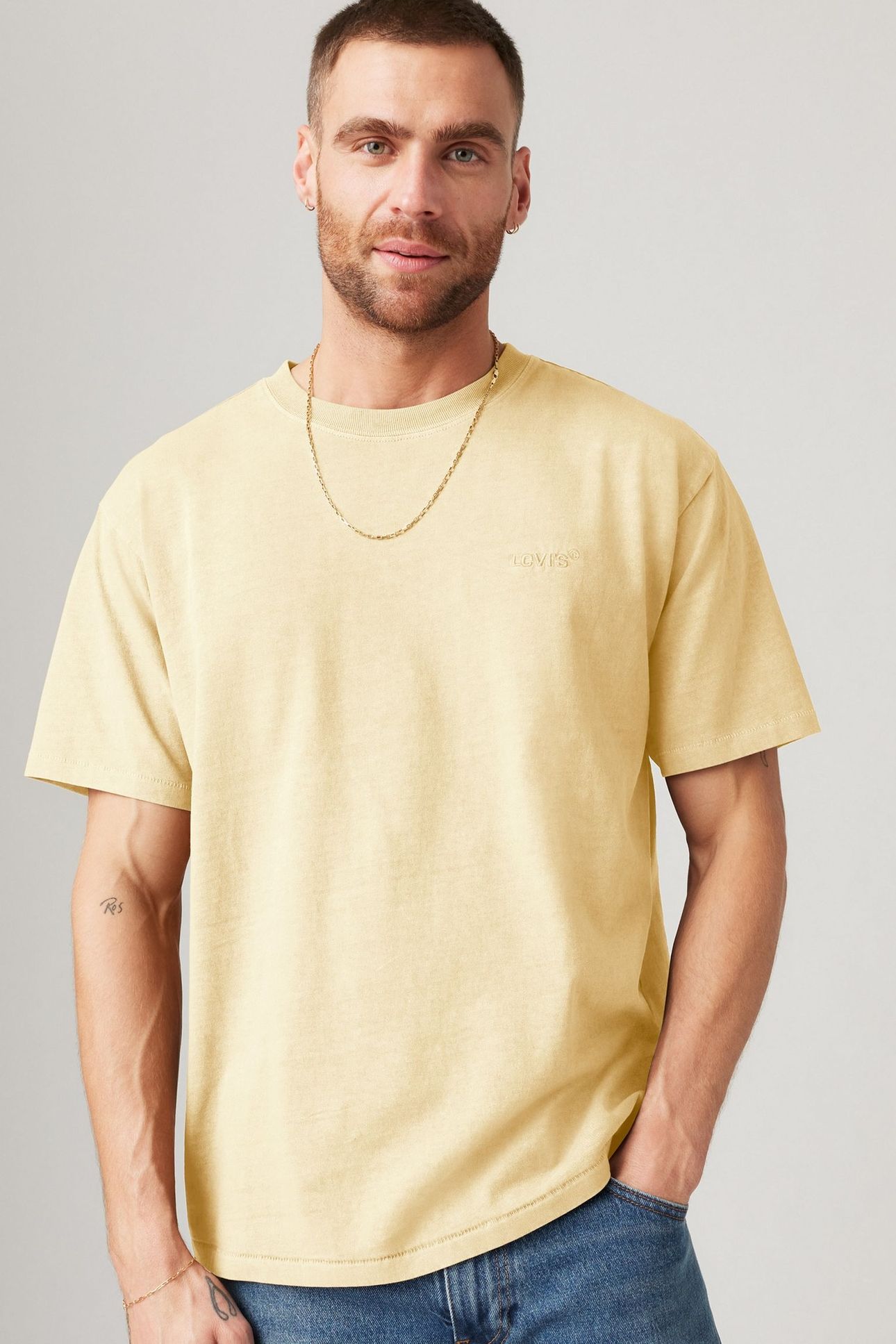 RED TAB VINTAGE TEE GARMENT DYE DOUBLE 2