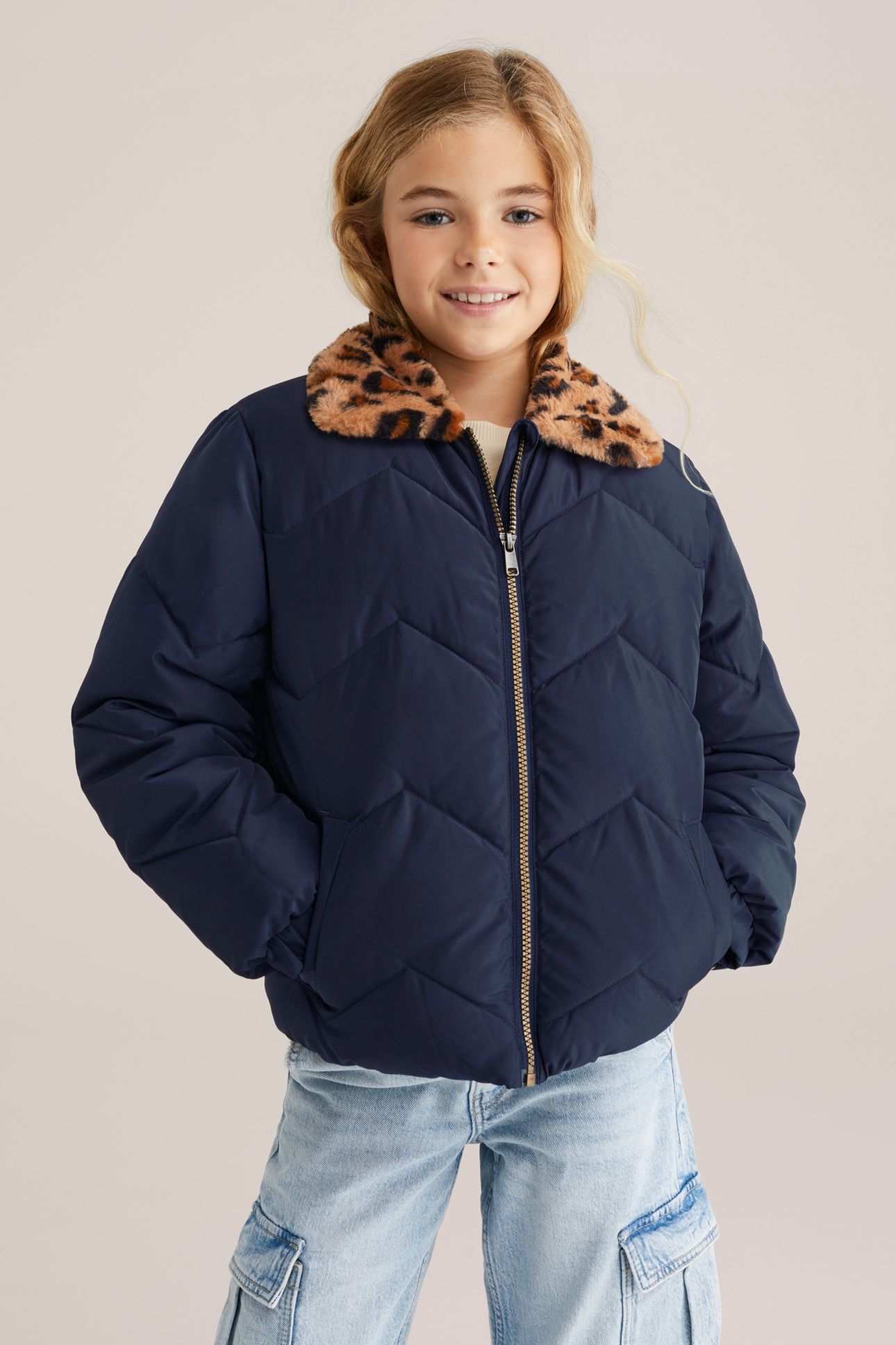 JACKET NORMAL LENGTH DARK BLUE 1
