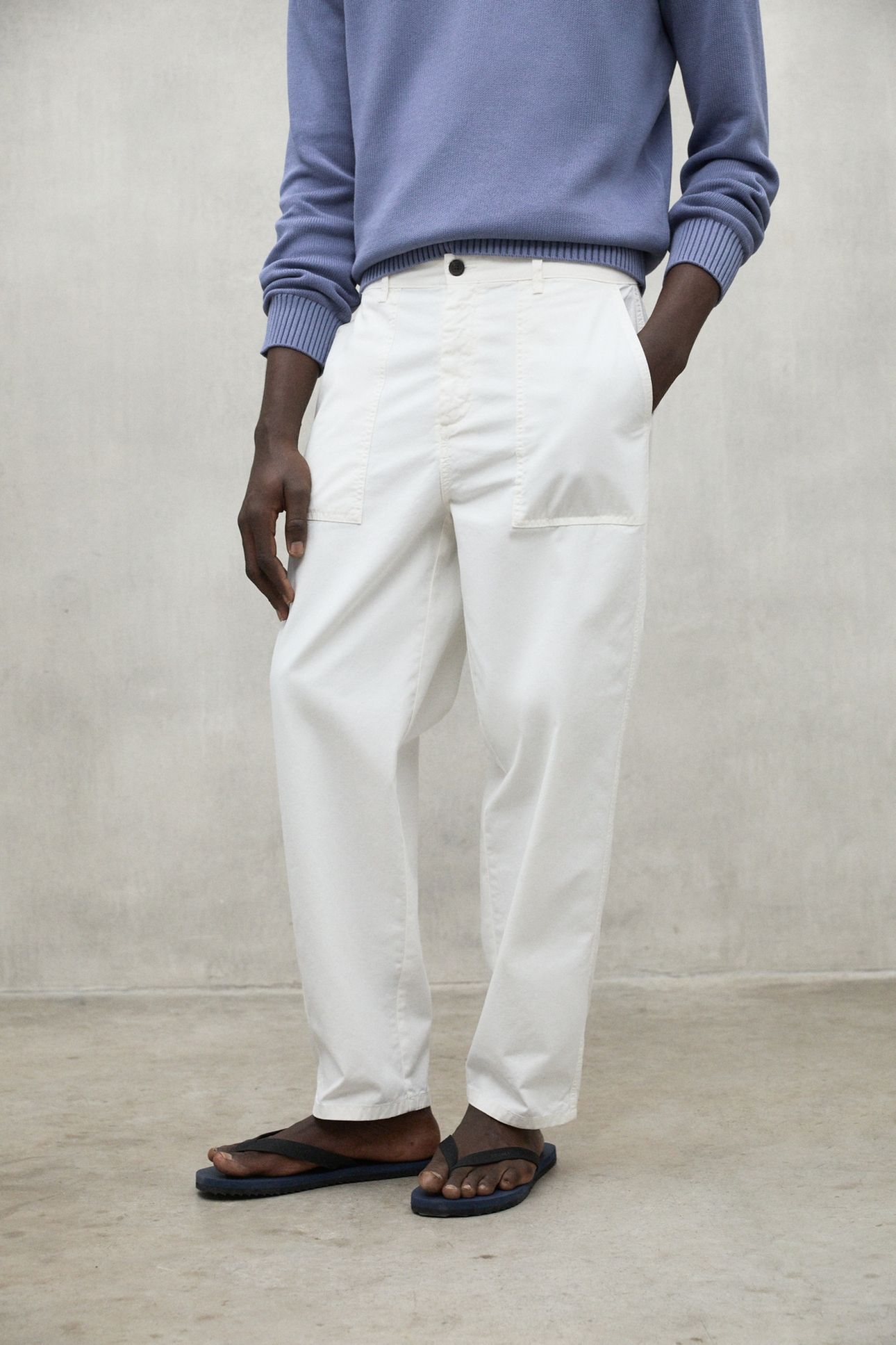 NALONALF PANTS WHITE 3