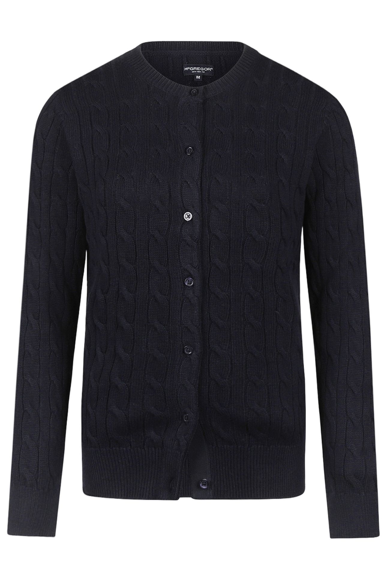 CABLE BUTTON CARDIGAN NAVY 3