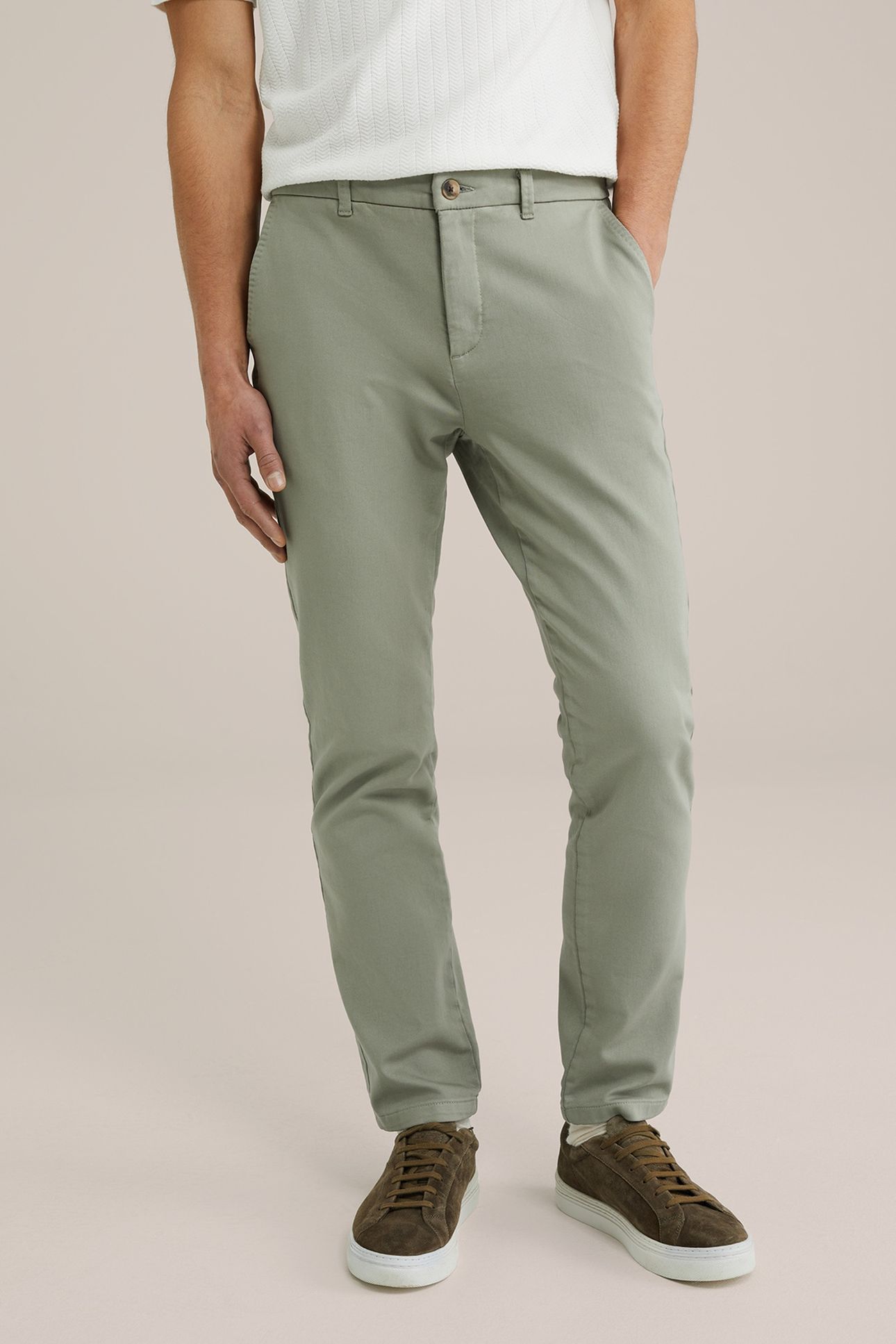 CHINO GREYISH GREEN 1